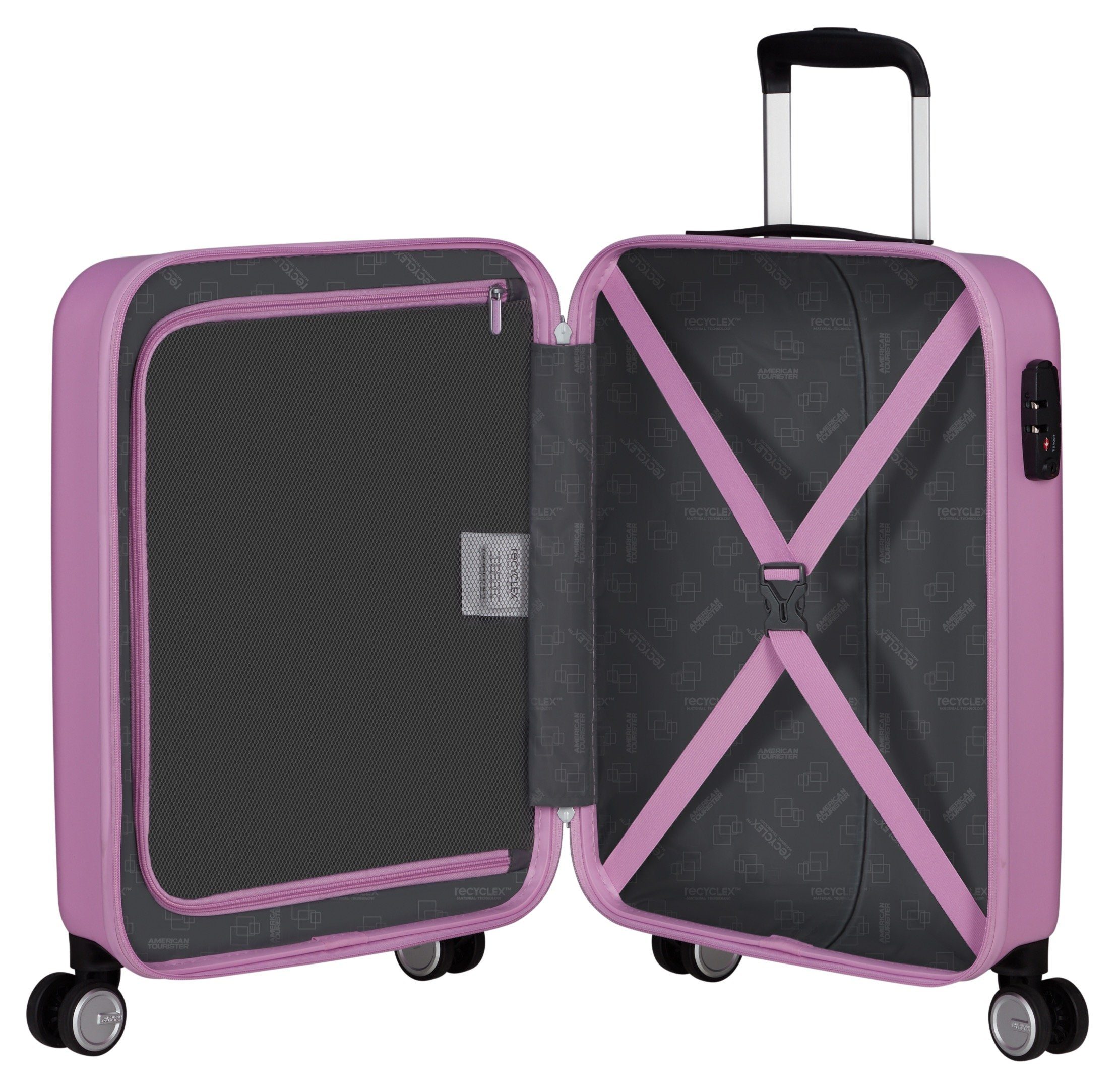 American Tourister® Trolley ASTROBEAM 55 Handbagage-koffer reiskoffer met TSA-cijferslot