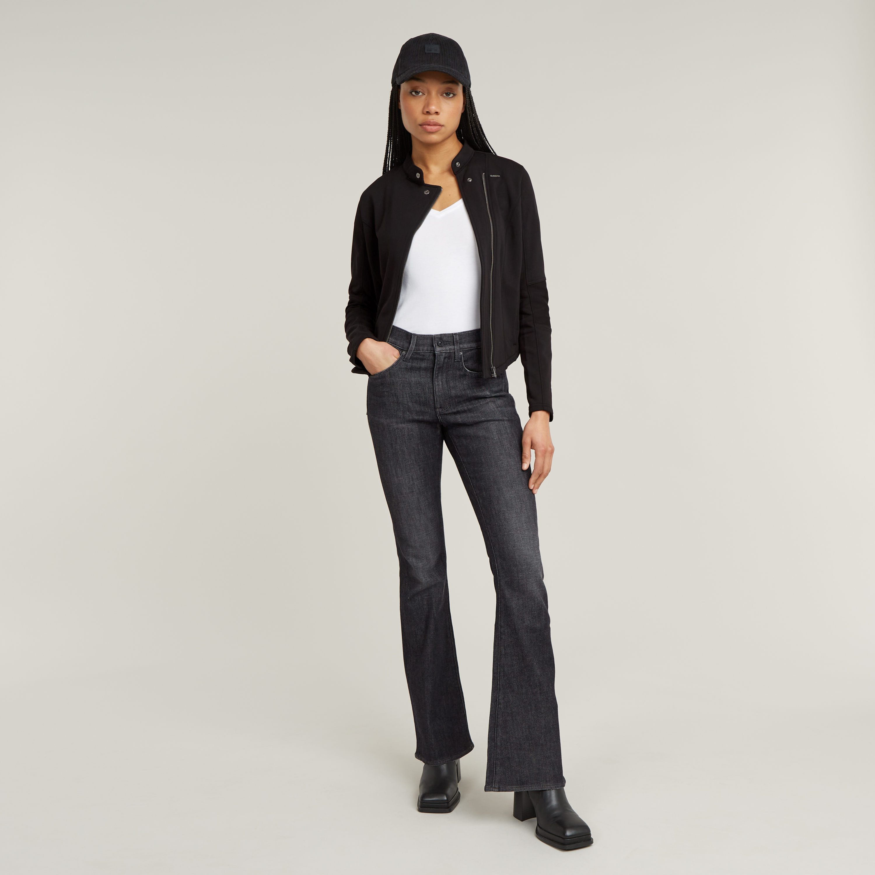 G-Star RAW Sweatvest Biker Slim Jacket