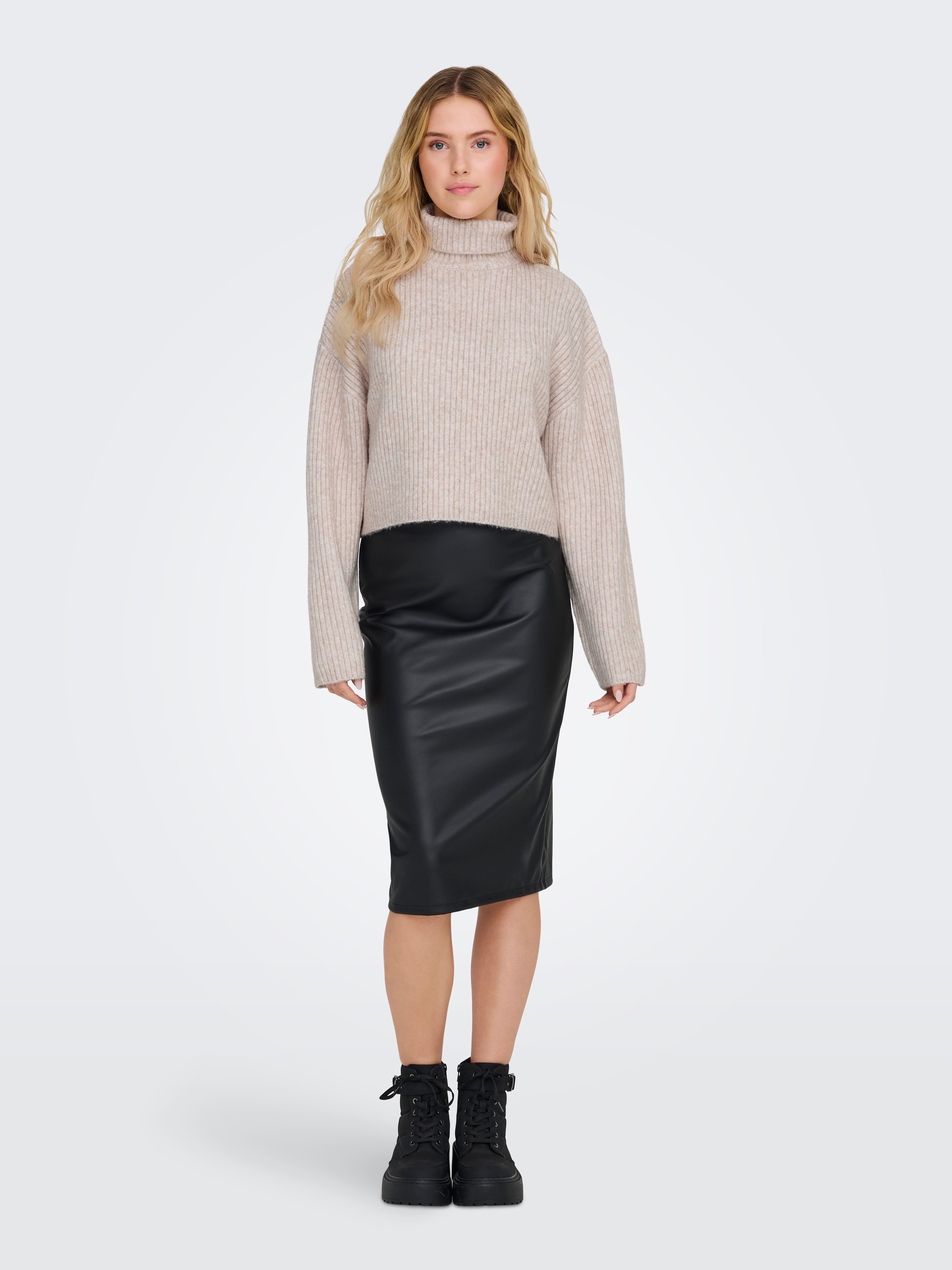 Only Coltrui ONLMELANIE L/S ROLLNECK PULLOVER KNTNOOS