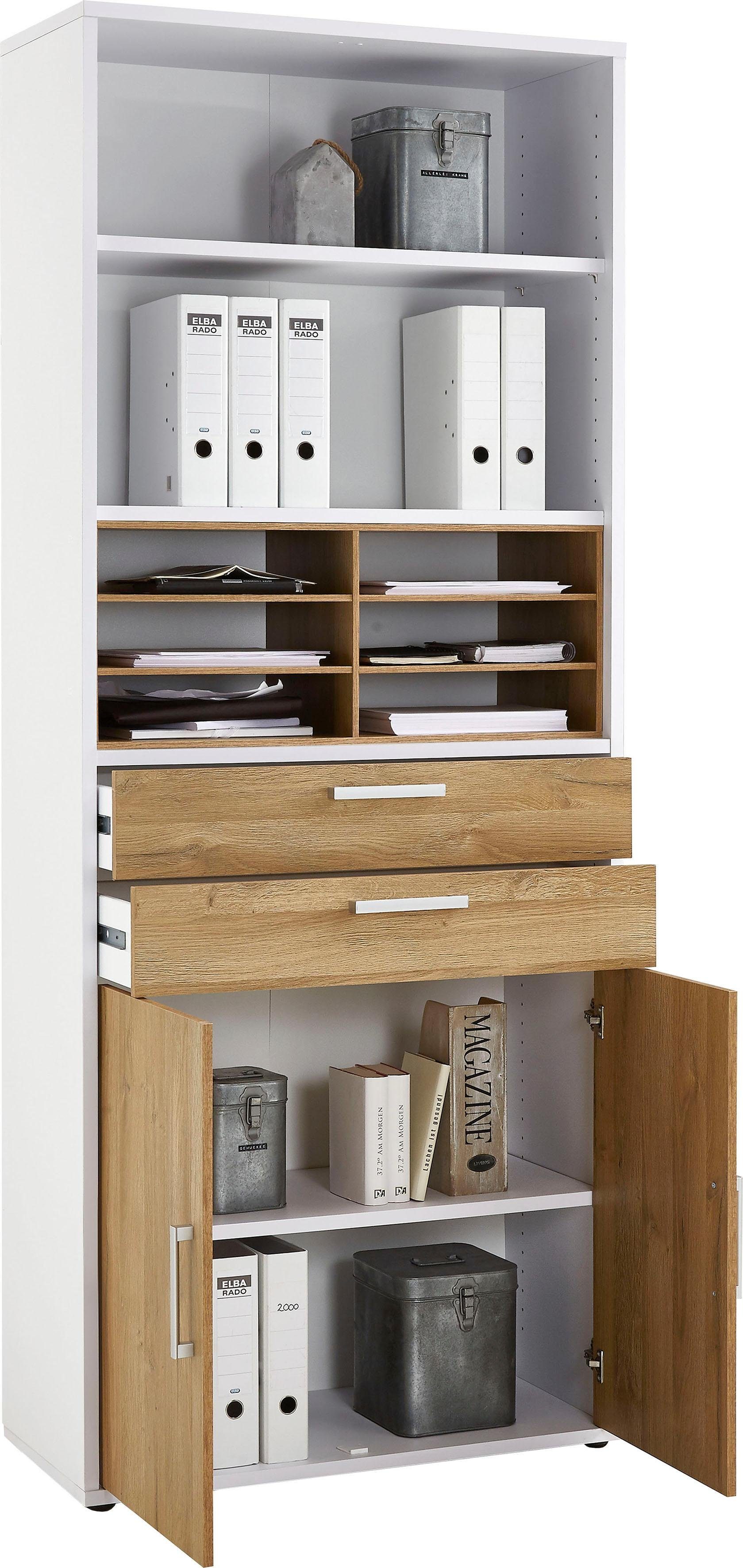 FMD Ordnerrek Calvi Modulaire kast open, deuren en laden apart bestelbaar
