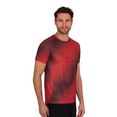 trigema shirt met print coolmax sportshirt met een modieuze print rood