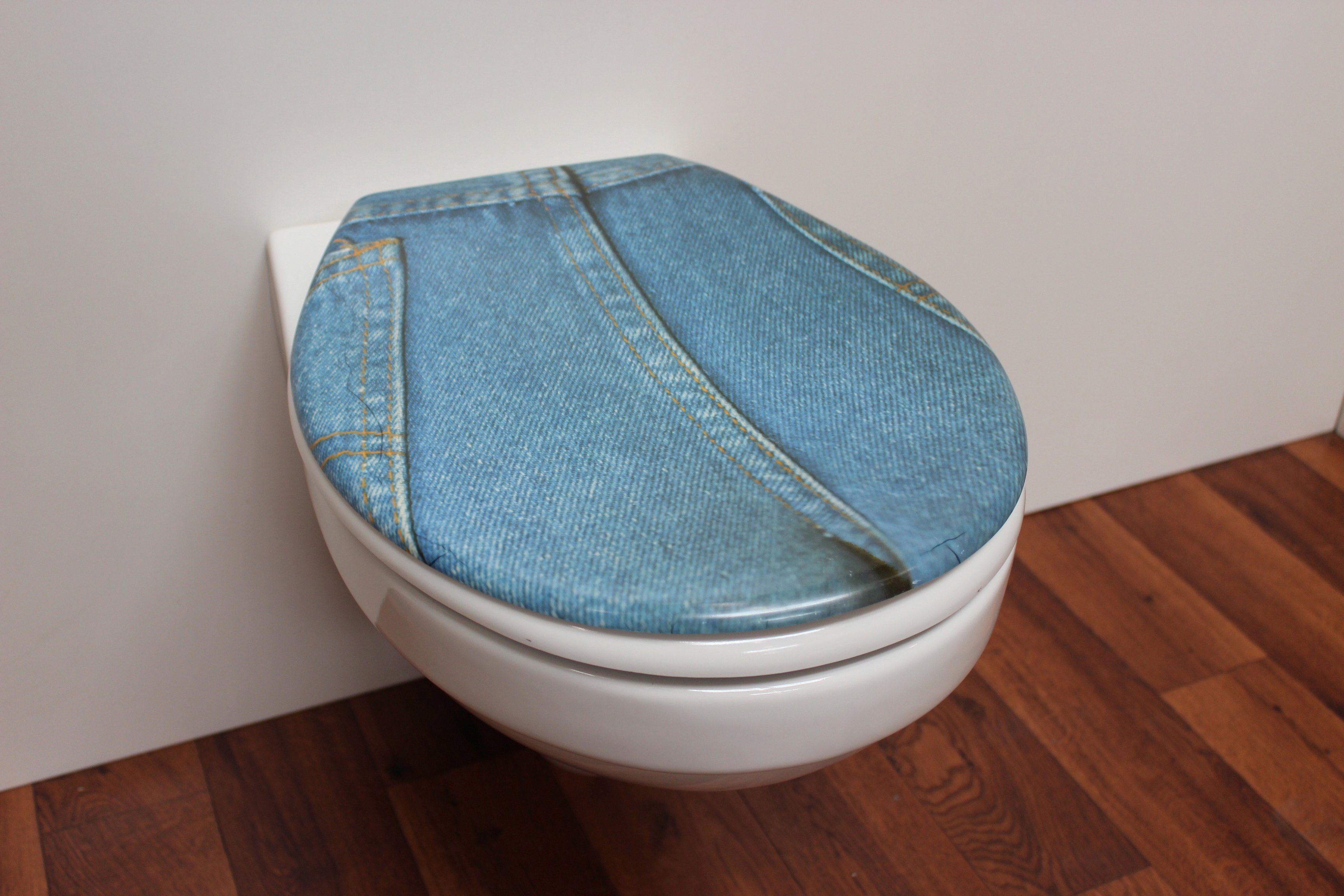 ADOB Toiletzitting Jeans zeer stabiel, universeel passend