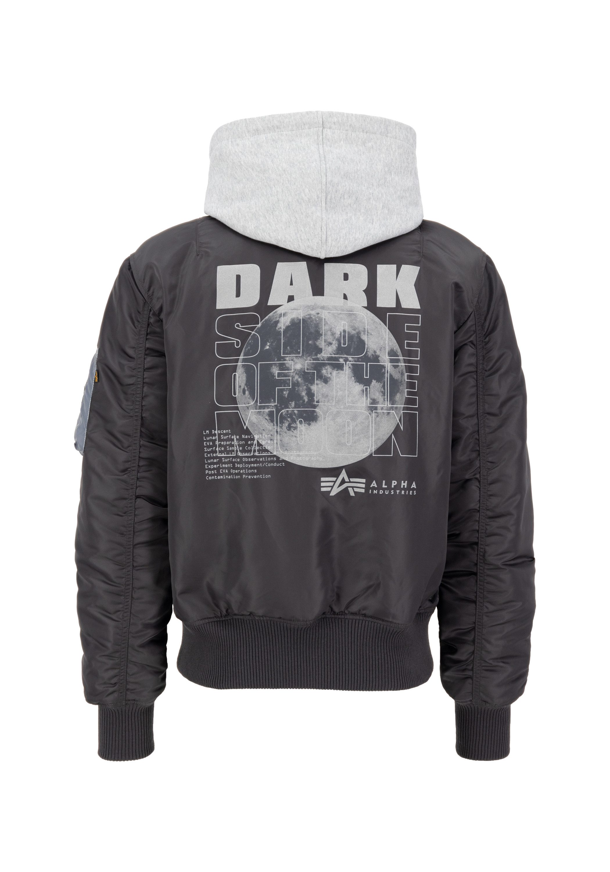 Alpha Industries Bomberjack Men Bomber Jackets MA-1 VF Hood Dark Side