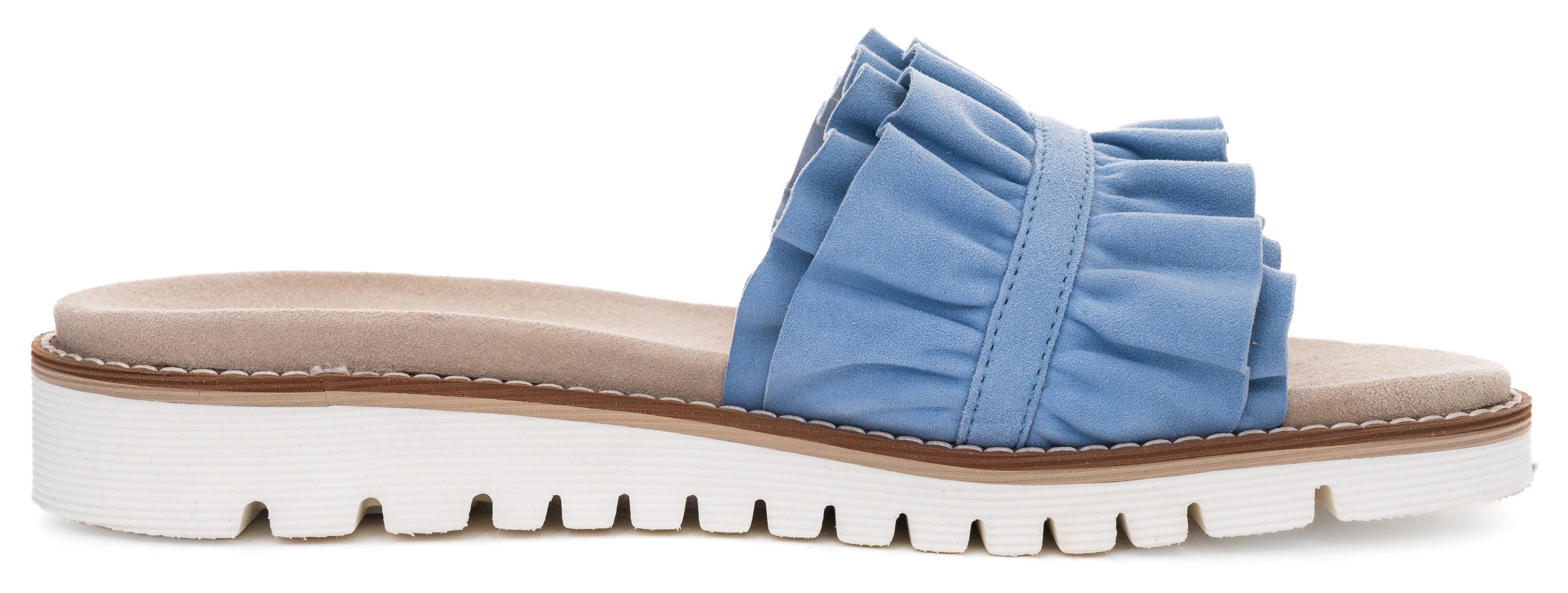 Ara Slippers KENT , slides, flats, sandaal met geplooide bandage