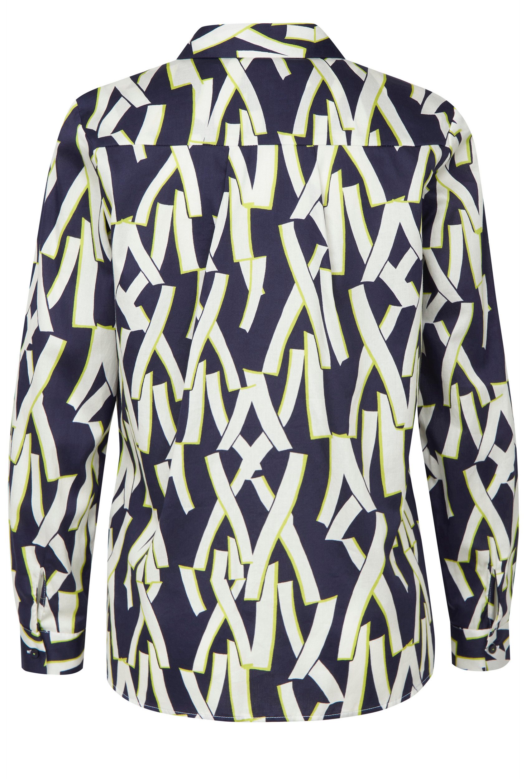 Bugatti Blouse met lange mouwen met overhemdkraag