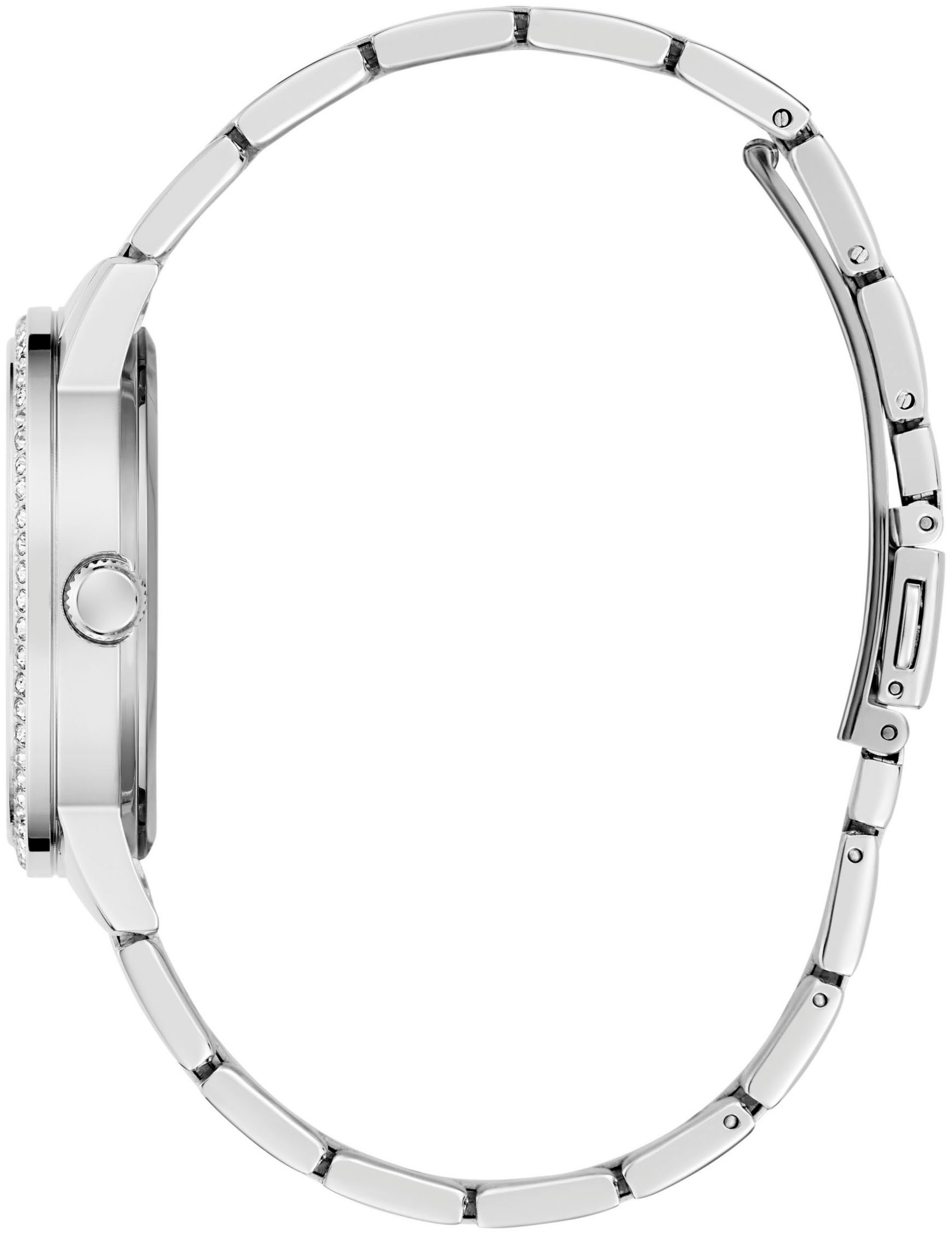 Guess Kwartshorloge Petal Horloge, dameshorloge, kristallen, mineraalglas, stalen band