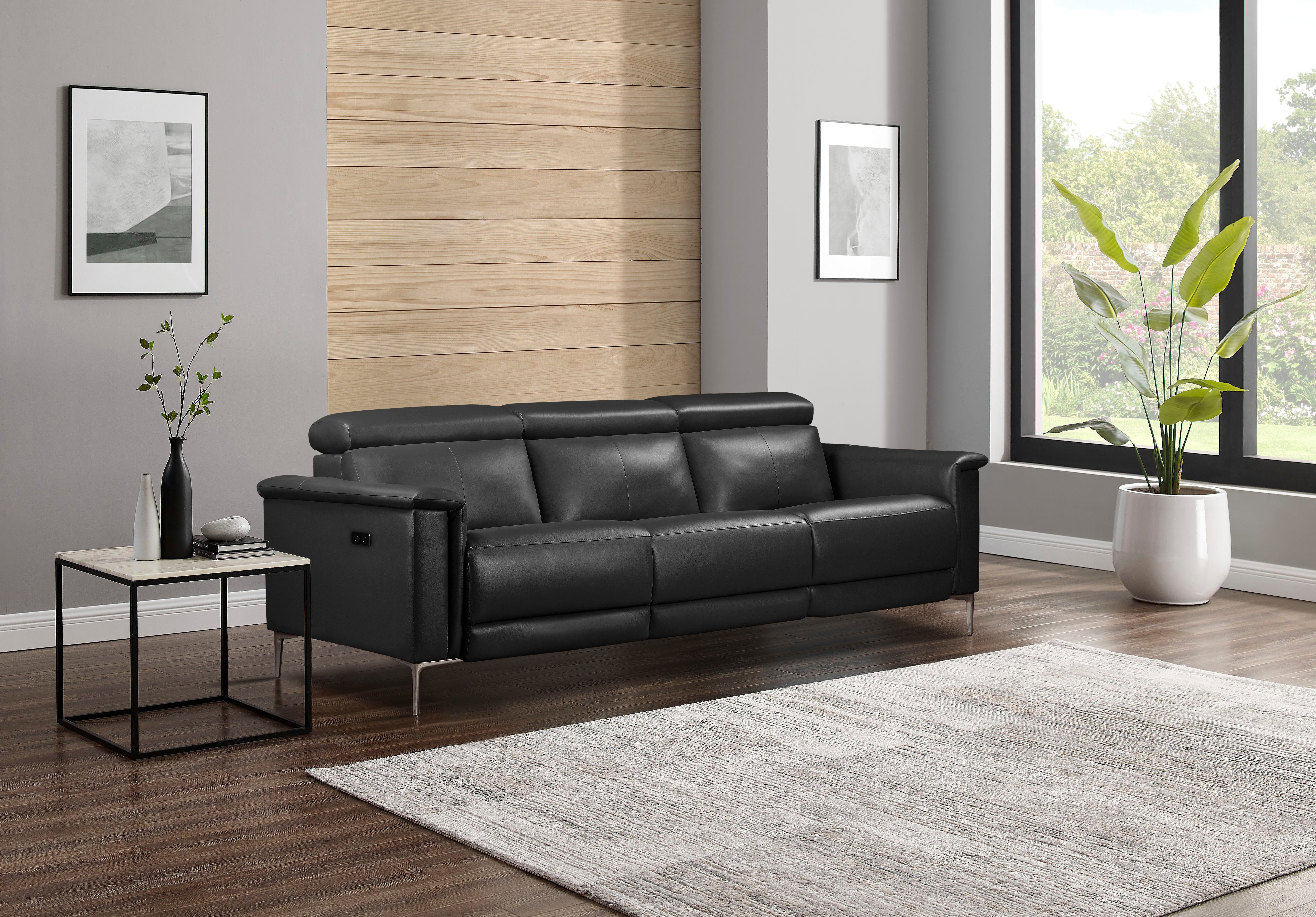 Places of Style 3-zitsbank Lund, met handmatige en elektrische relaxfunctie