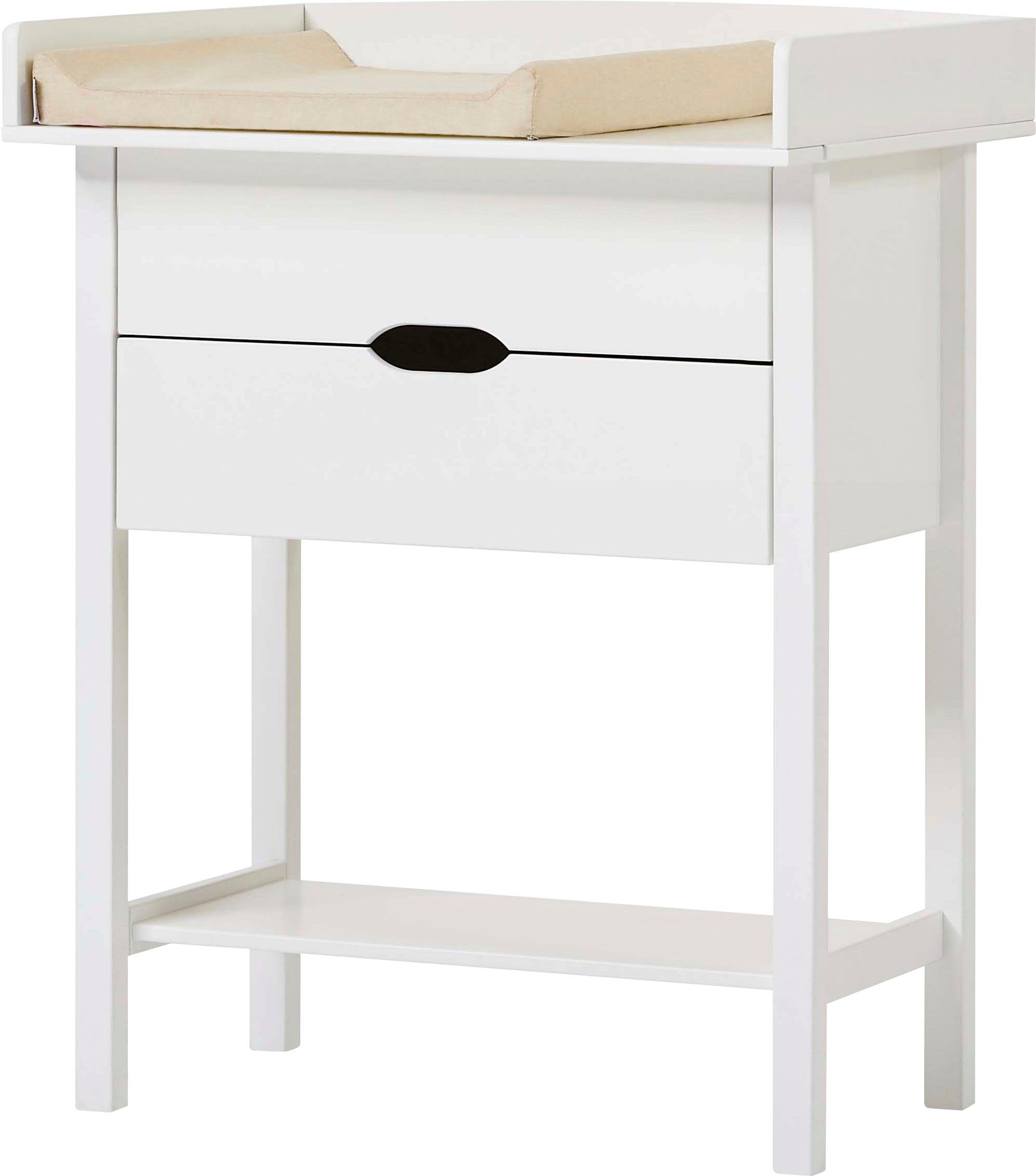 Hoppekids Commode Isabella Opzet afneembaar, naar keuze met aankleedkussen commodes wit