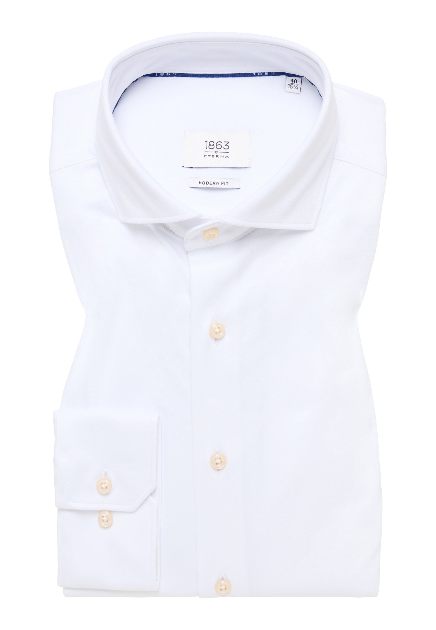 Eterna Overhemd met lange mouwen MODERN FIT NON IRON (strijkvrij)
