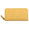 tom tailor portemonnee rosabel long zip wallet met mooi gestempeld logo geel