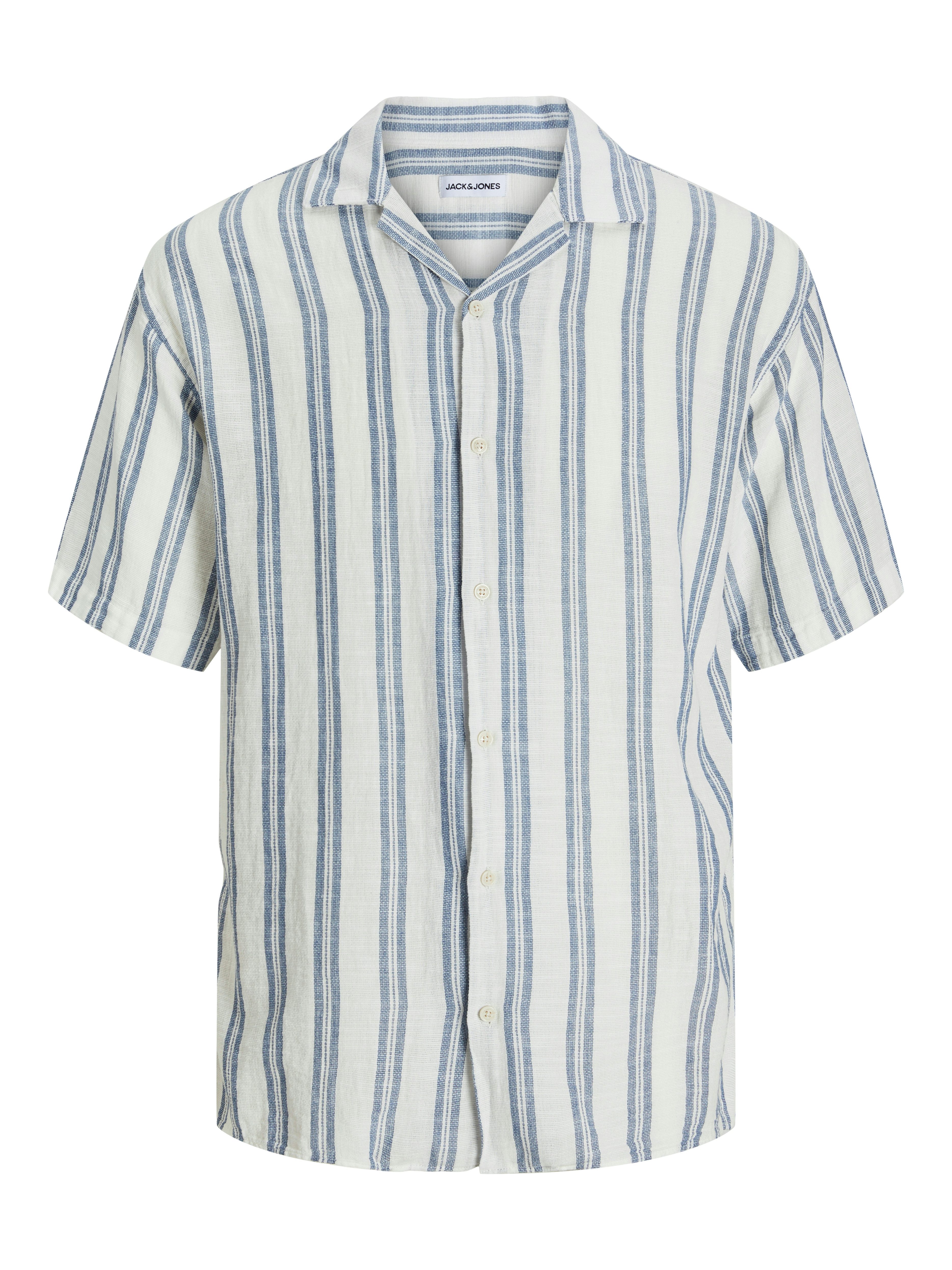 Jack & Jones Overhemd met korte mouwen JJEENZO STRIPE RESORT SHIRT SS SN