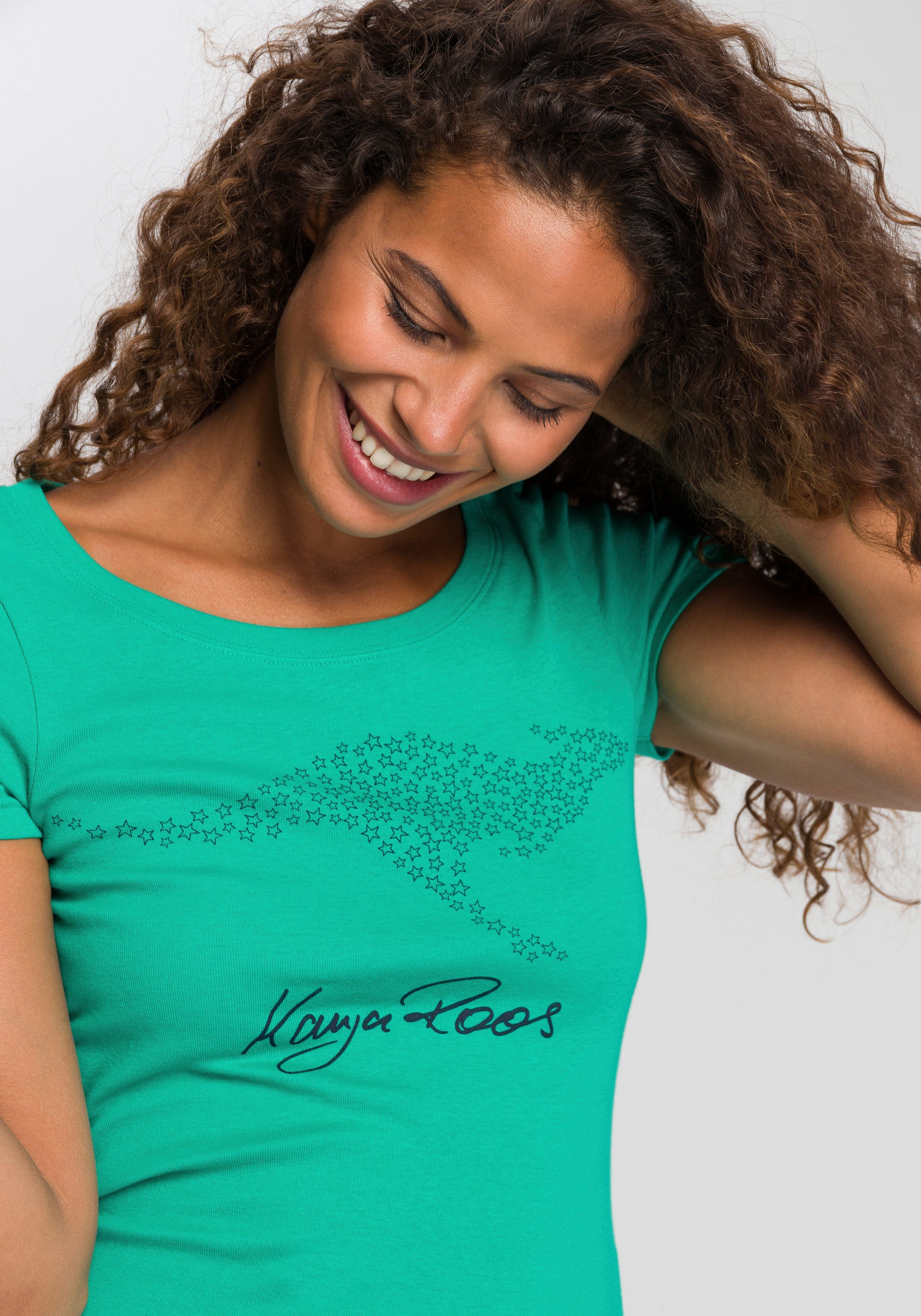 KangaROOS T-shirt Korte mouwen, zeer figuurvolgende pasvorm