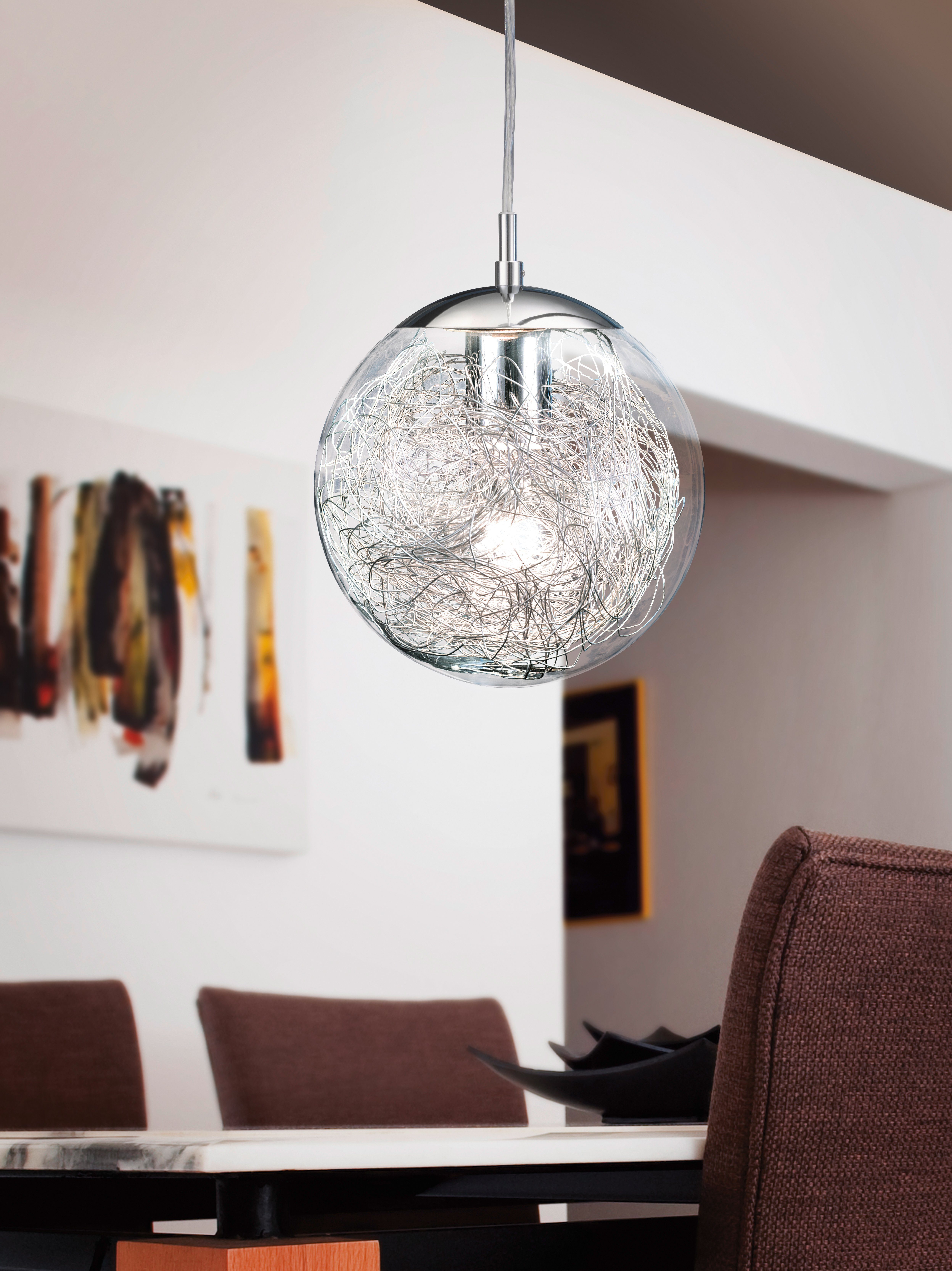 EGLO Hanglamp LUBERIO Hanglamp, dimbaar, Smart Home, kleurwisseling (1 stuk)