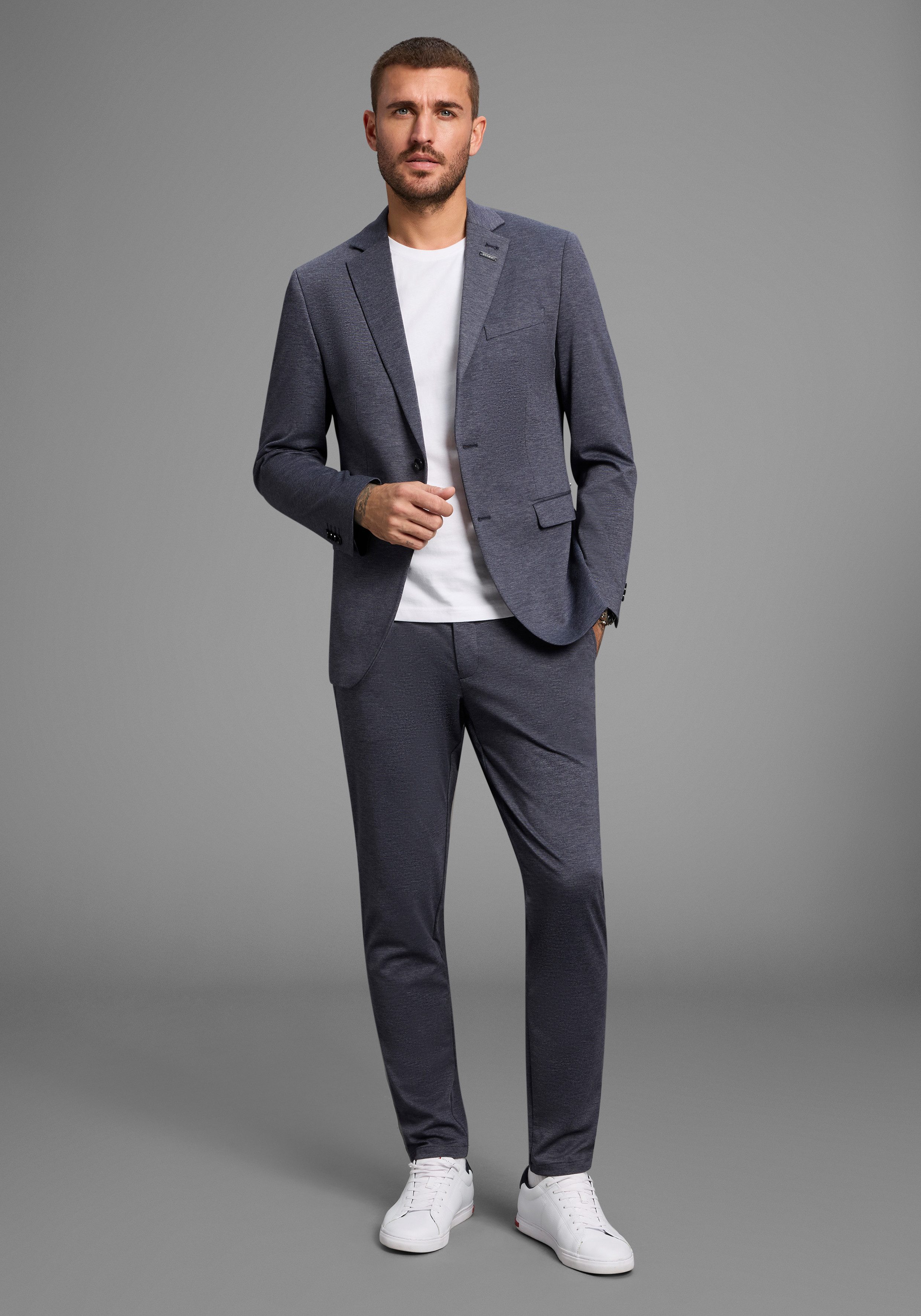 Bruno Banani Pak Jersey elastische kwaliteit (2-delig, Colbert & broek)