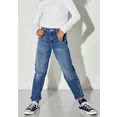 kids only mom jeans koncalla blauw