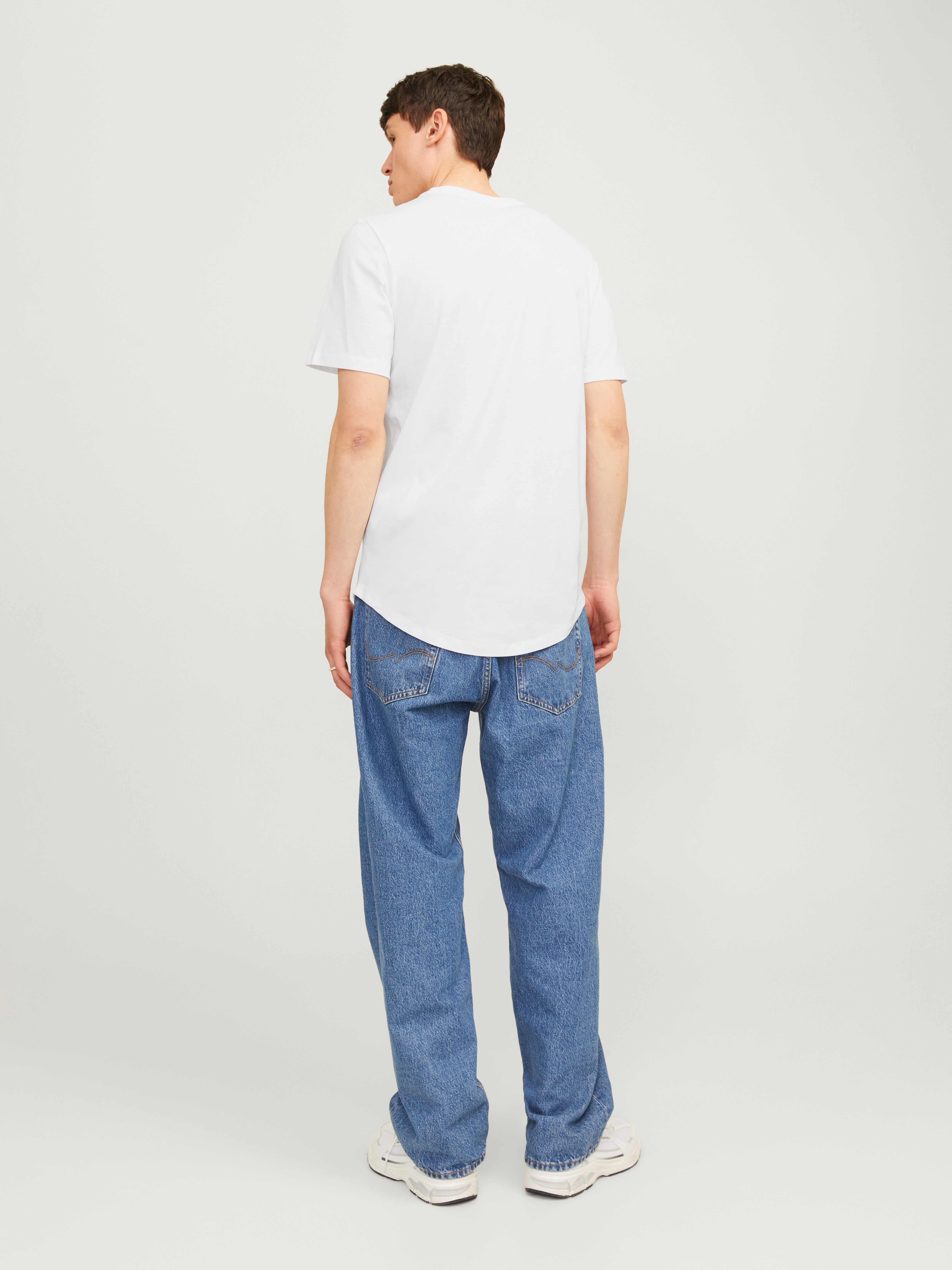 Jack & Jones Shirt met ronde hals JJENOA TEE SS CREW NECK 3PK MP NOOS (3-delig, Set van 3)
