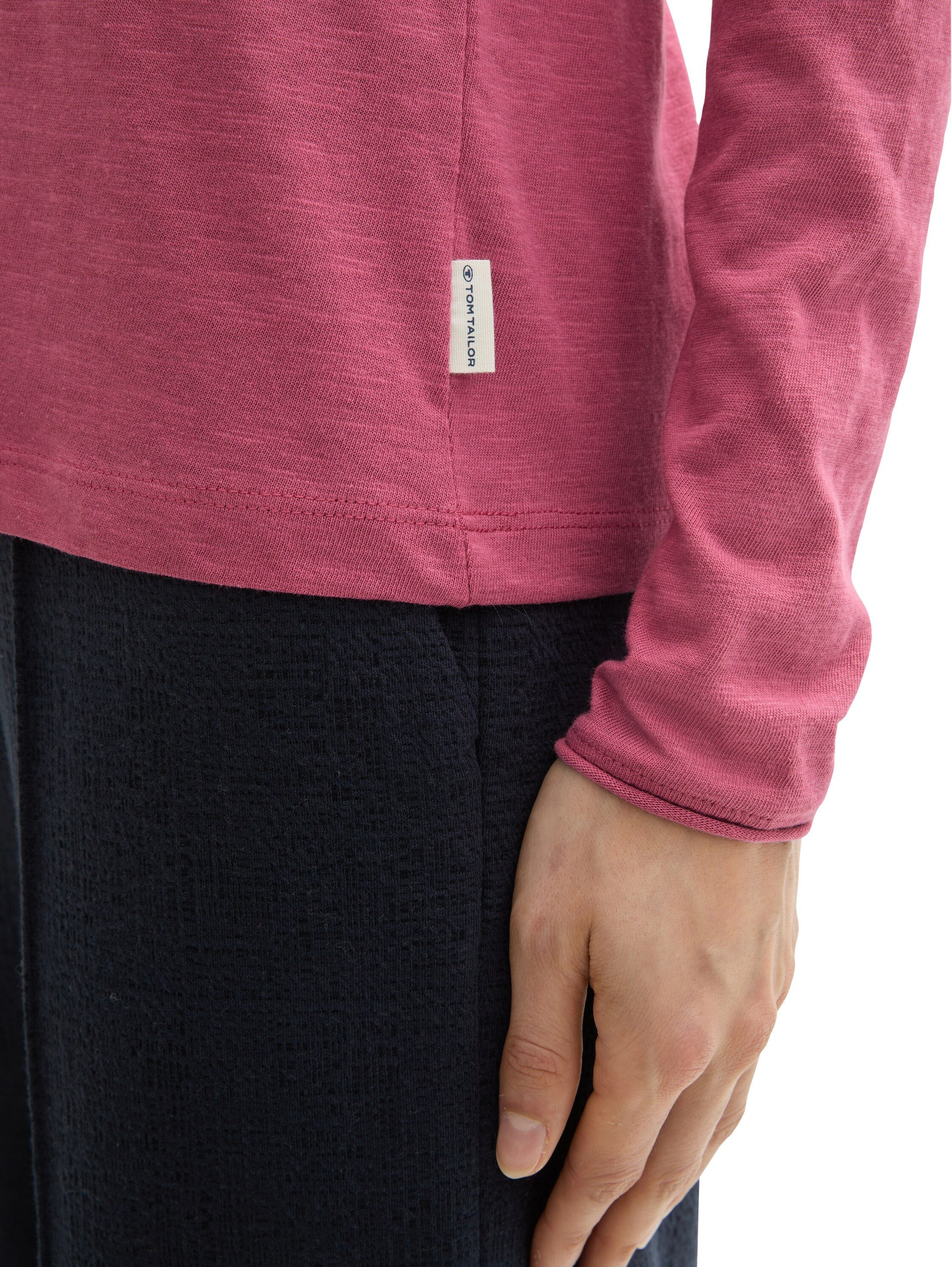 Tom Tailor Shirt met lange mouwen met boothals