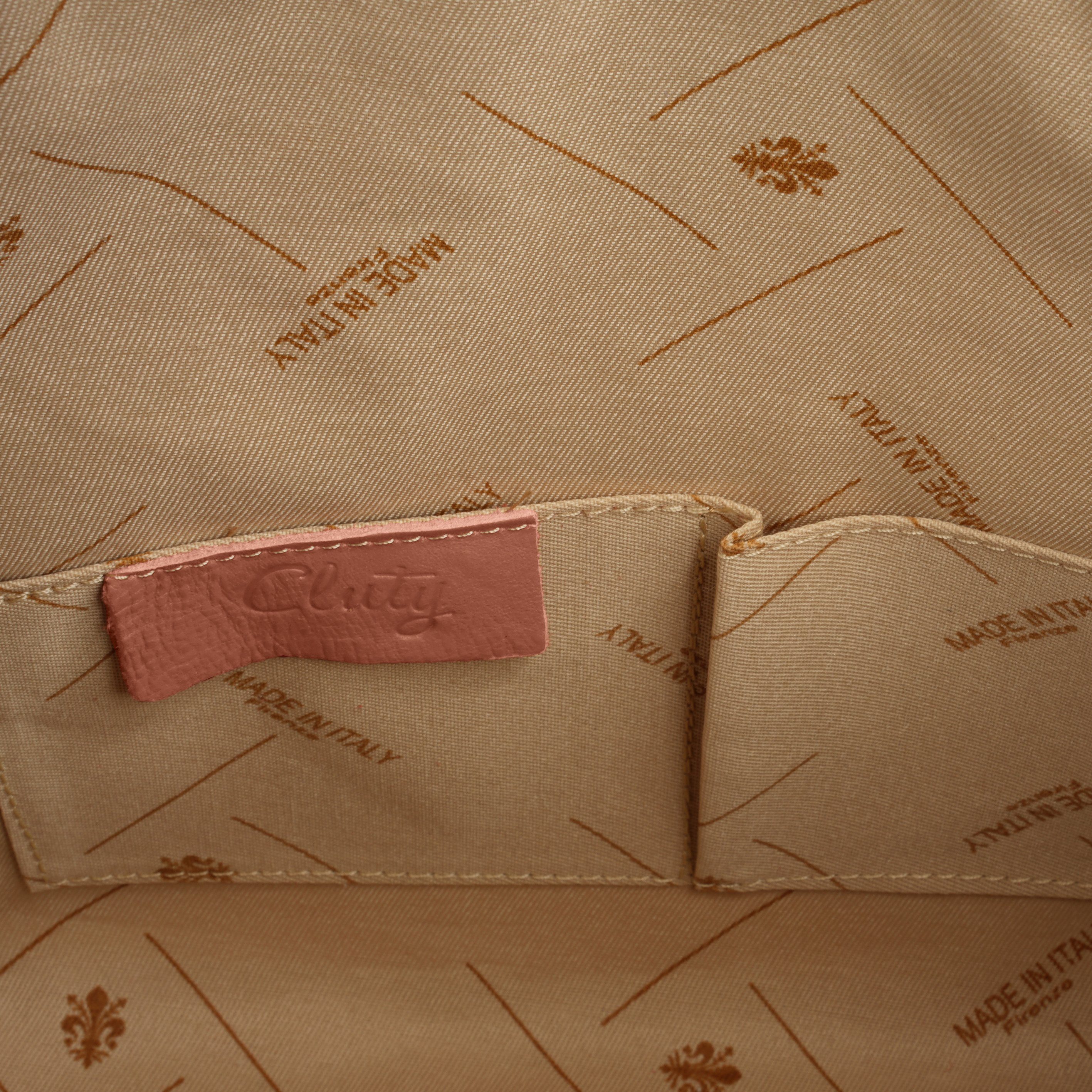 Cluty Tas echt leer, made in italy