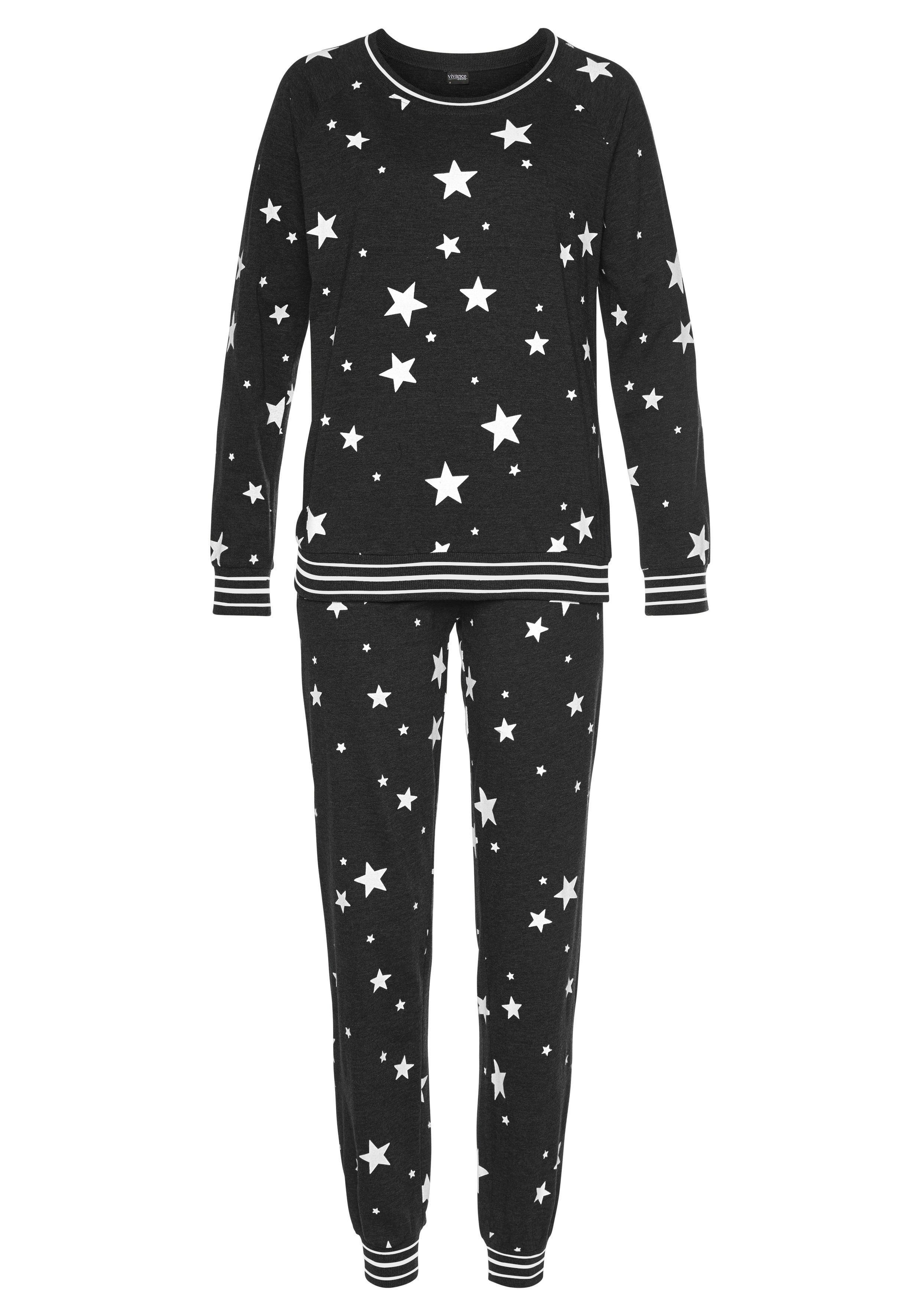 OTTO Dames Kleding Nachtmode Pyjamas Pyjama met sterrenprint 