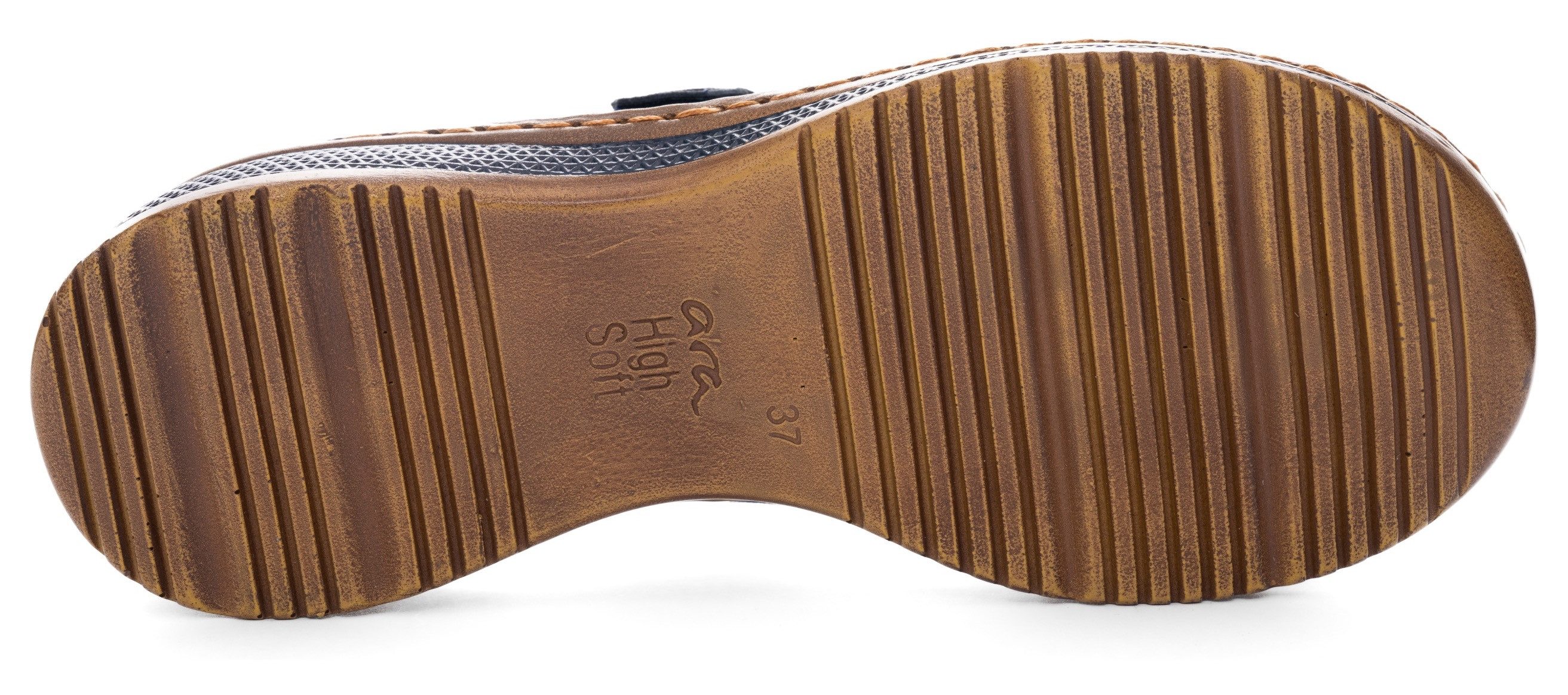 Ara Slippers Hawaï sleehak, zomerschoen, pantoffels met klittenband