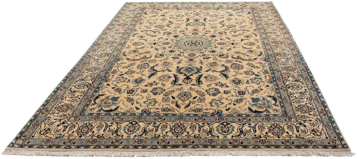 morgenland Wollen kleed Nain 9la medaillon beige 282 x 196 cm Uniek exemplaar met certificaat