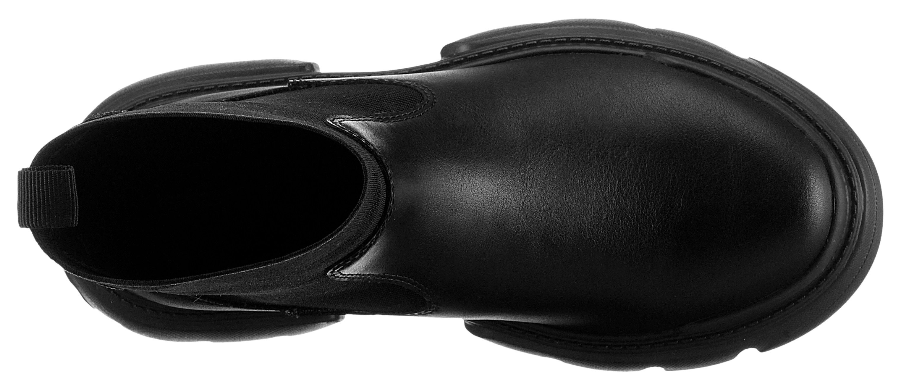 Geox Chelsea-boots J JUNETTE GIRL C Plateau laarzen, instaplaarzen, winterlaarzen met blokhak