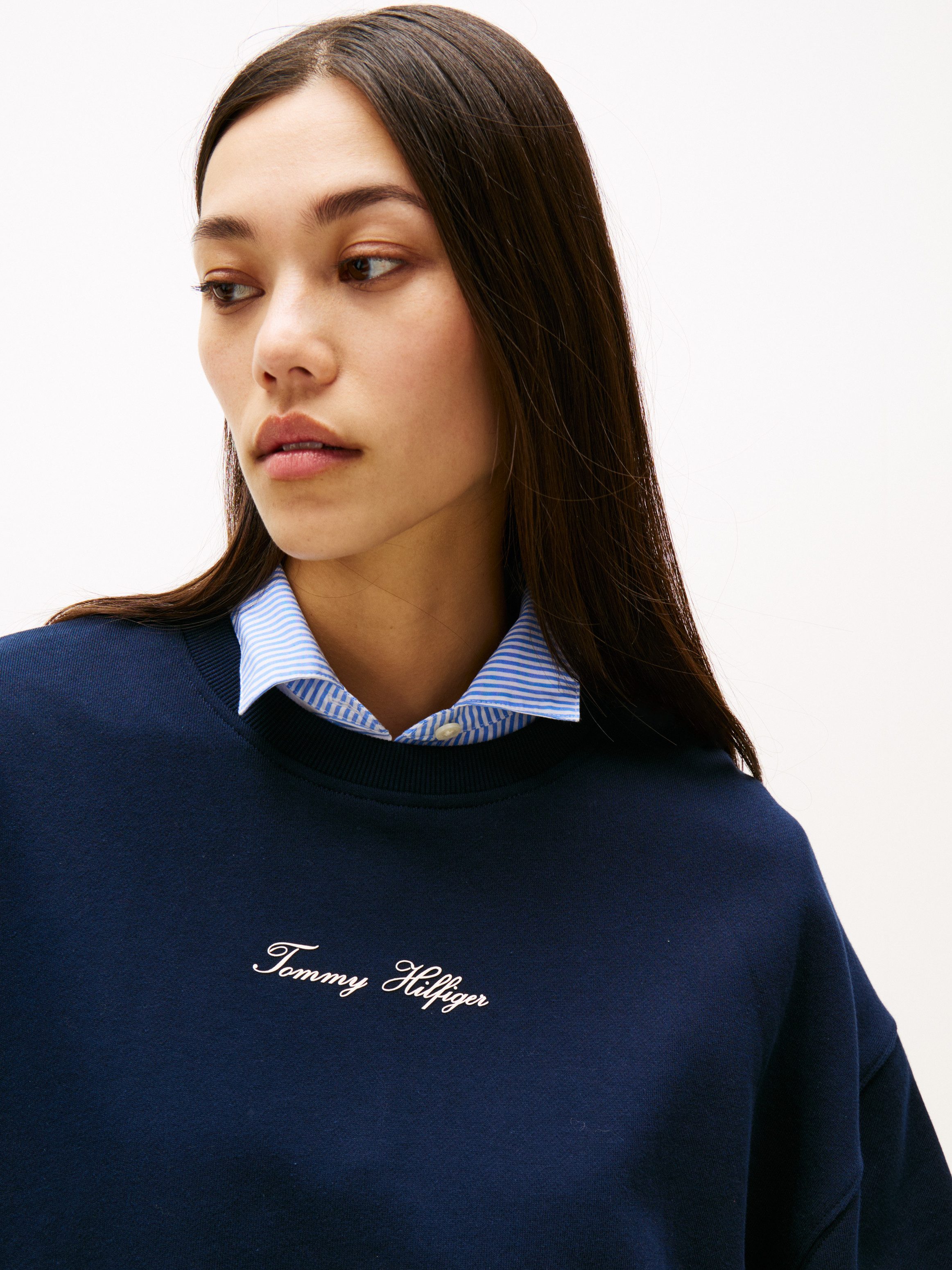 Tommy Hilfiger Sweatshirt CLASSIC SCRIPT TERRY SWEATSHIRT