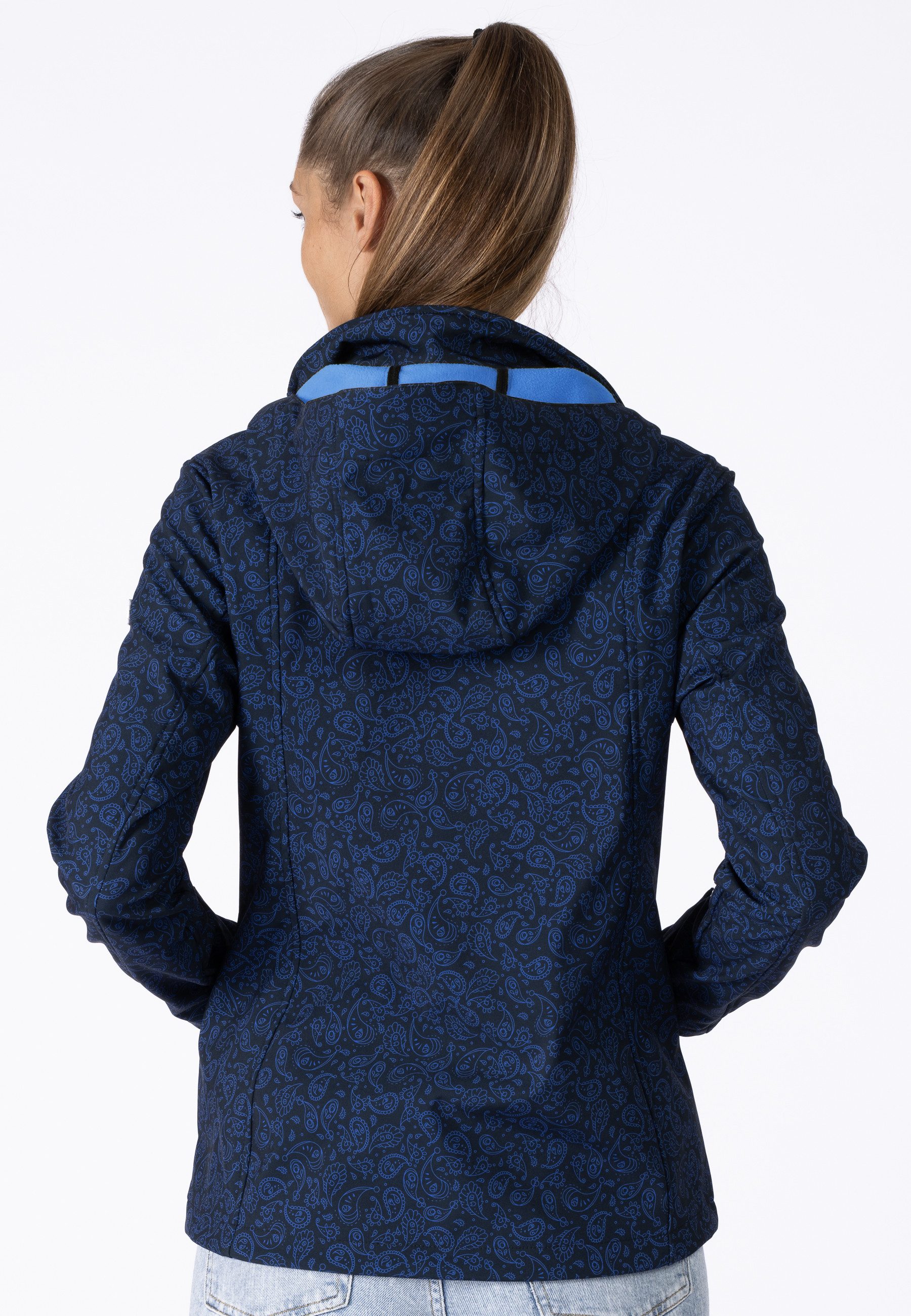 DEPROC Active Softshell-jack SUN PEAK II WOMEN met afneembare capuchon