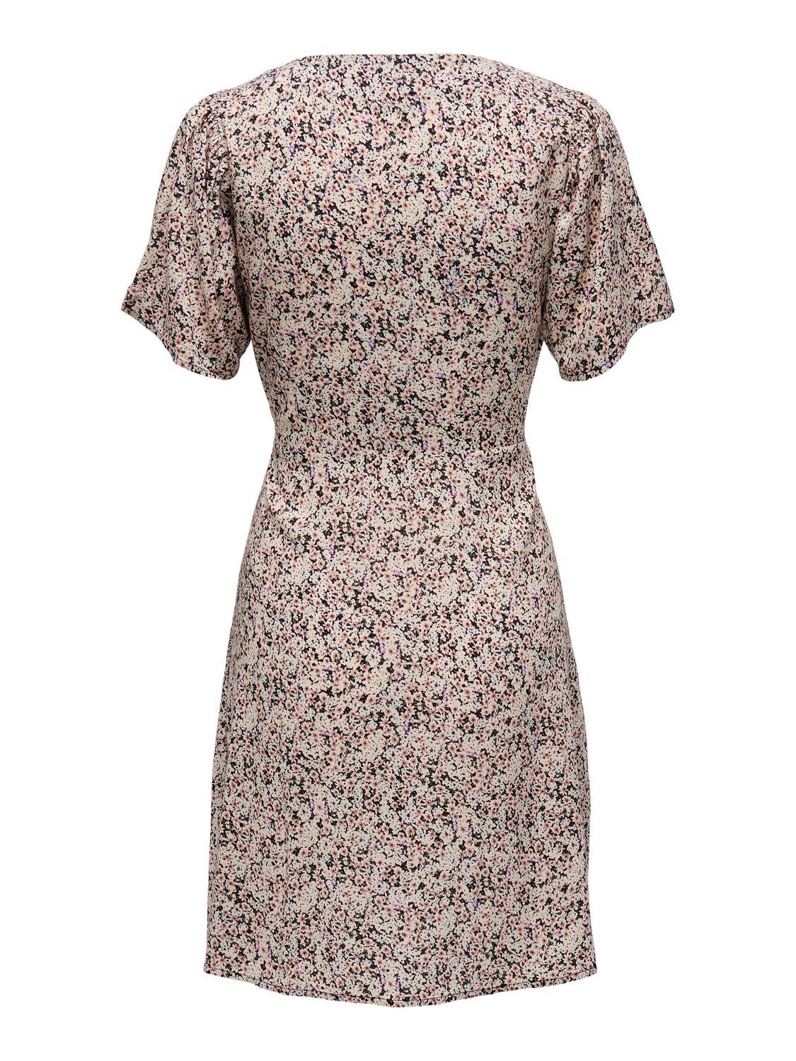 Only Mini-jurk ONLEVIDA S S SHORT DRESS WVN NOOS