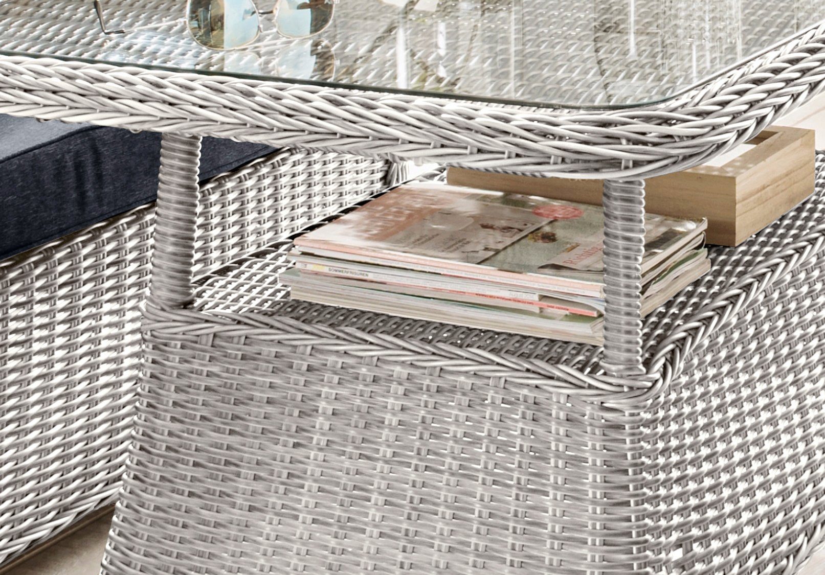 Destiny Tuinset Merano Aluminium, polyrotan (set, 11-delig)