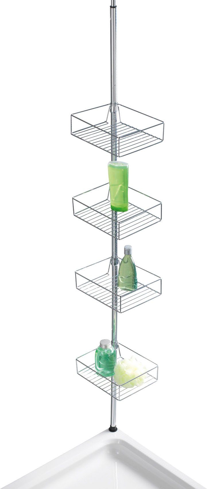 WENKO Telescooprek Domaso 4 planken