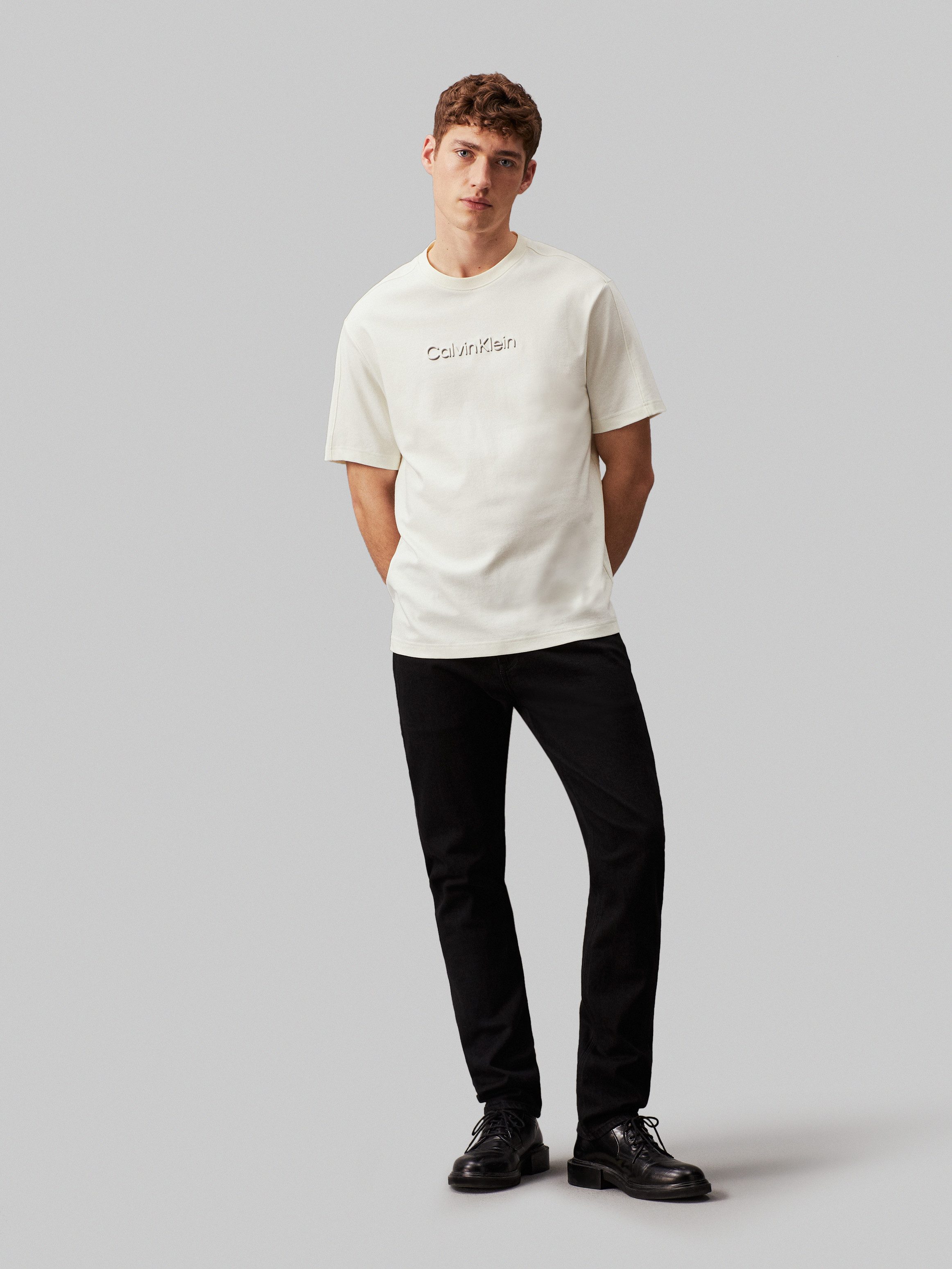 Calvin Klein T-shirt SHADOW EMBOSSED LOGO T-SHIRT