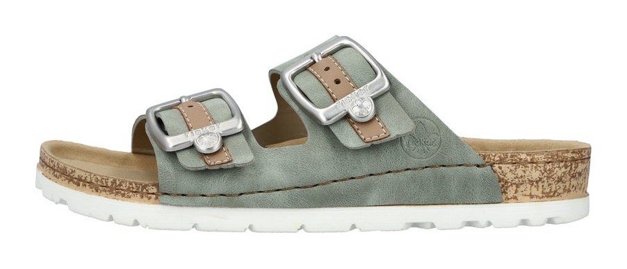 Rieker Slippers zomerschoen, slippers met verstelbare gespen