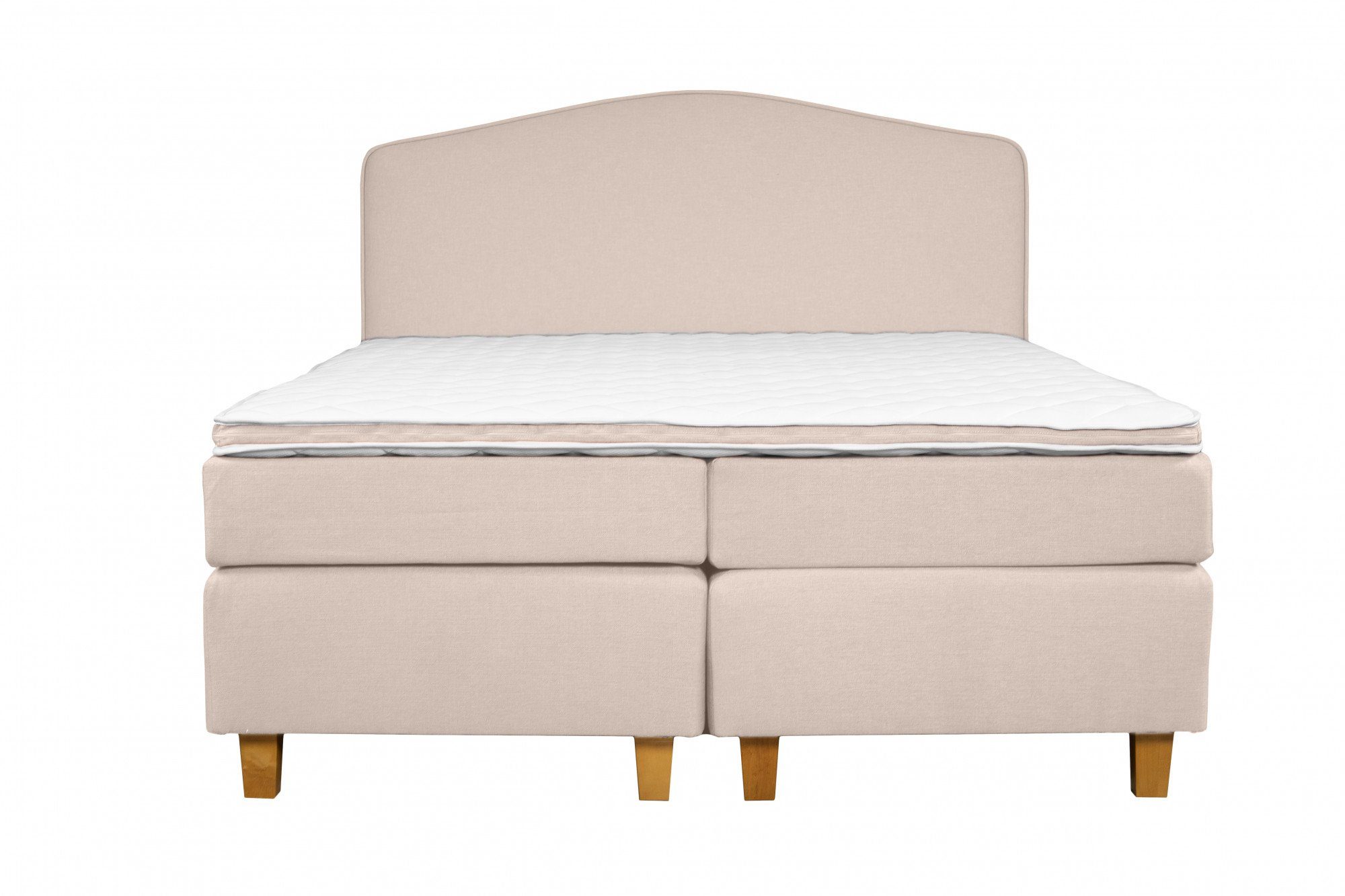 INOSIGN Boxspring Jalma Poten van massief berkenhout, incl. topmatras