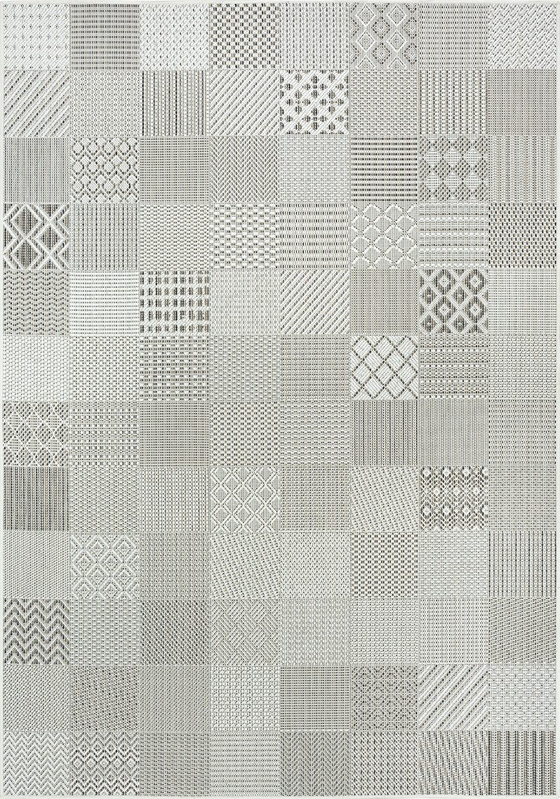 The carpet Vloerkleed Lagos moderne robuuste binnen- en buitenkleed