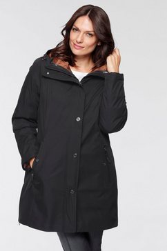 barbara lebek functioneel 3-in-1-jack met duurzame gewatteerde jas als voering zwart