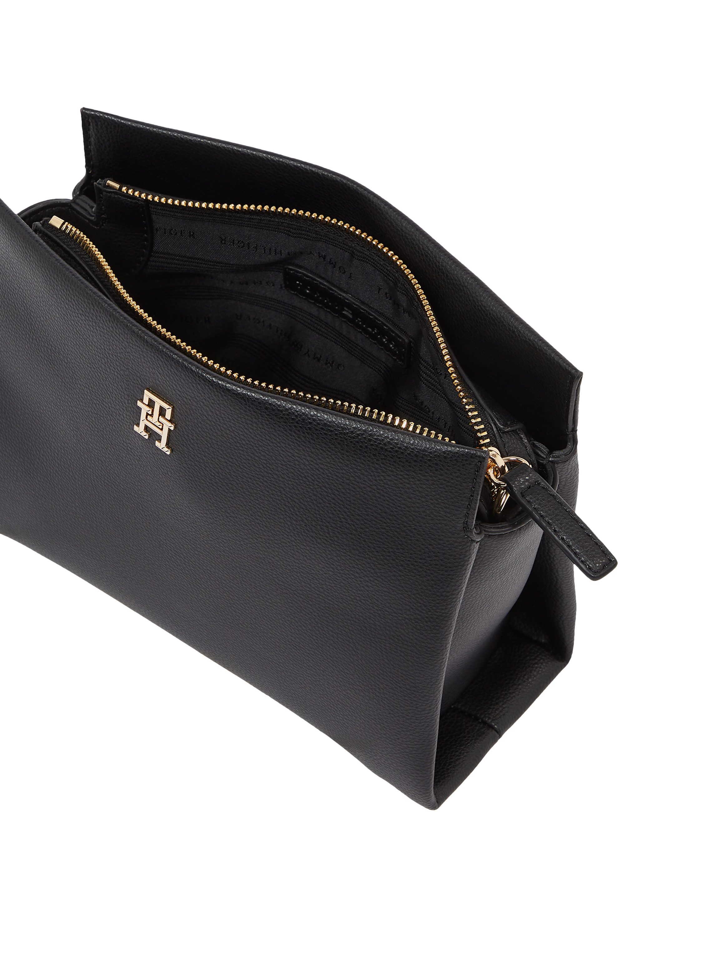 Tommy Hilfiger Schoudertas TH LEGACY MINI CROSSOVER dames schoudertas met th-sieraad
