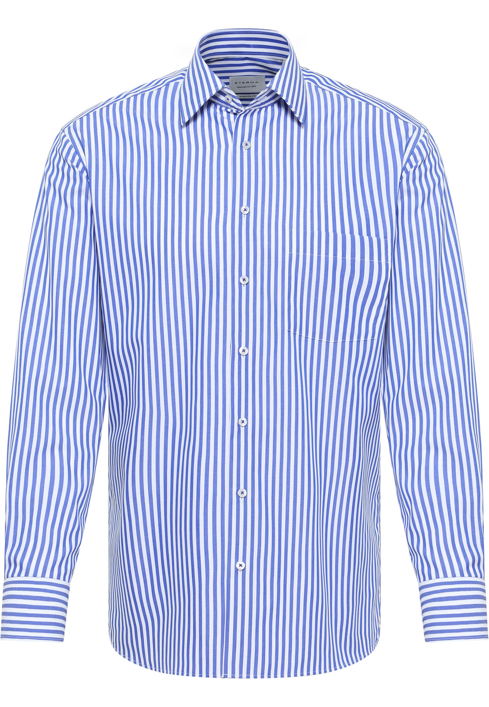 Eterna Overhemd met lange mouwen MODERN FIT NON IRON (strijkvrij)
