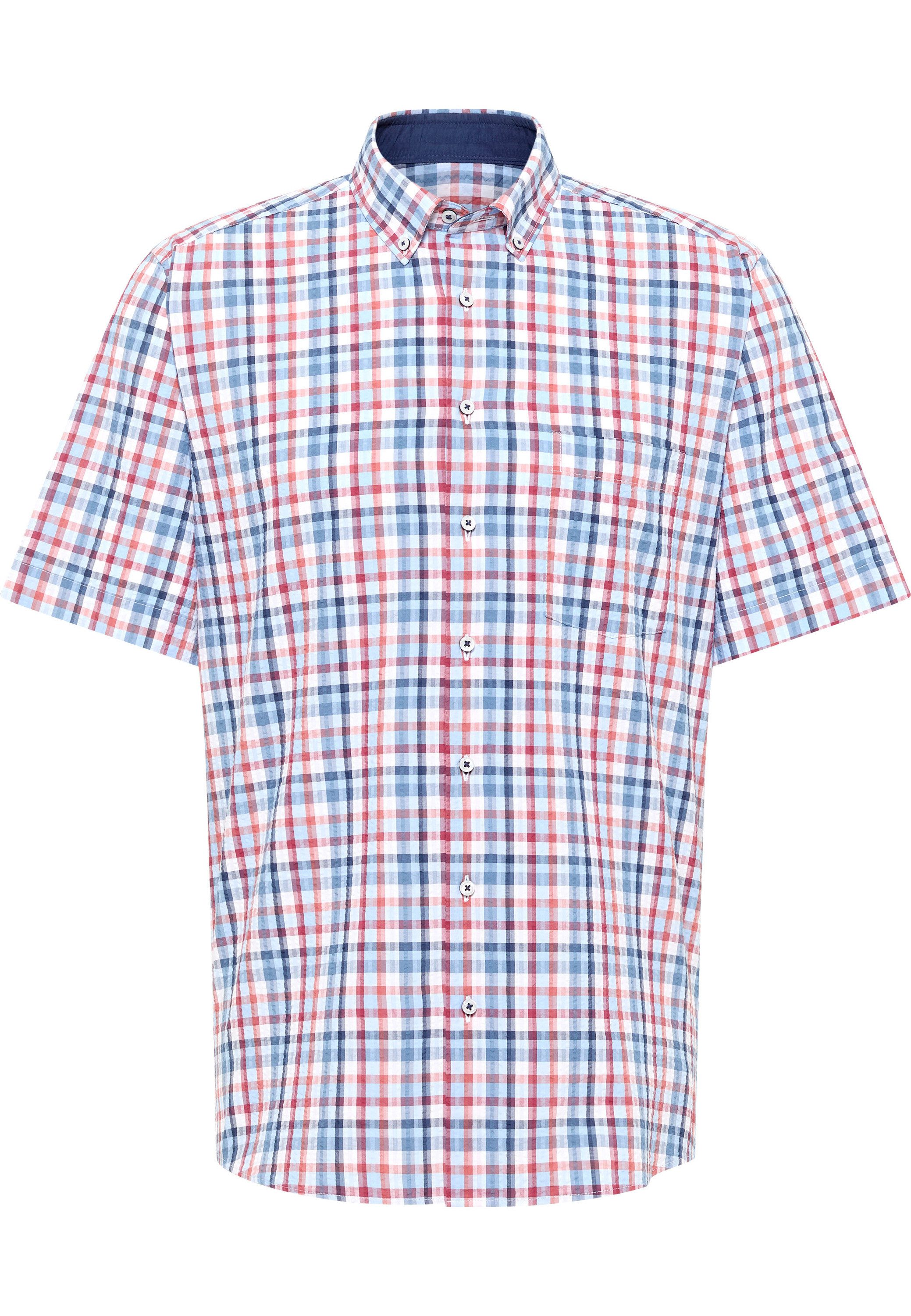 Eterna Overhemd met korte mouwen MODERN FIT EASY IRON (gemakkelijk te strijken)