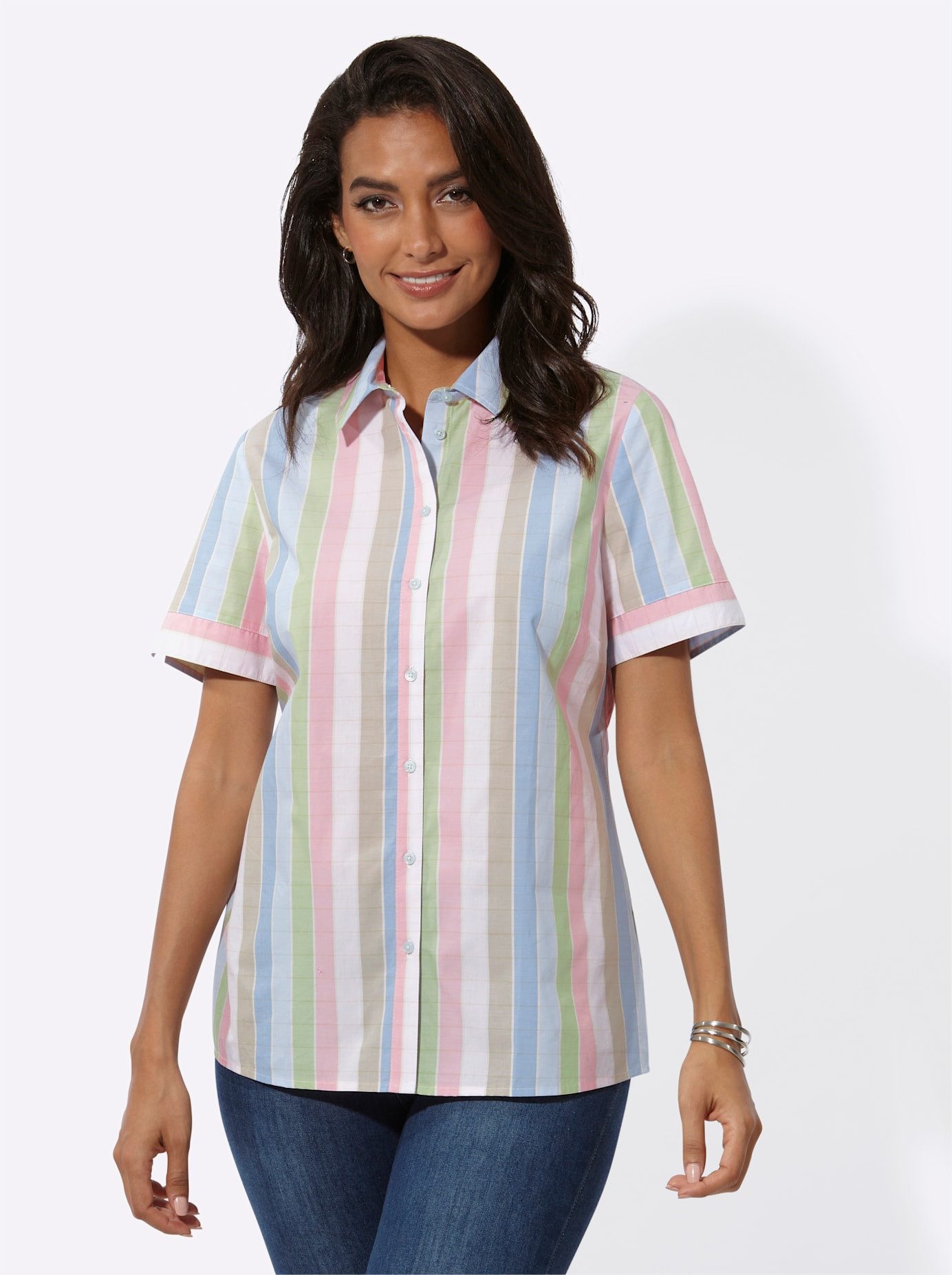 Casual Looks Blouse met korte mouwen