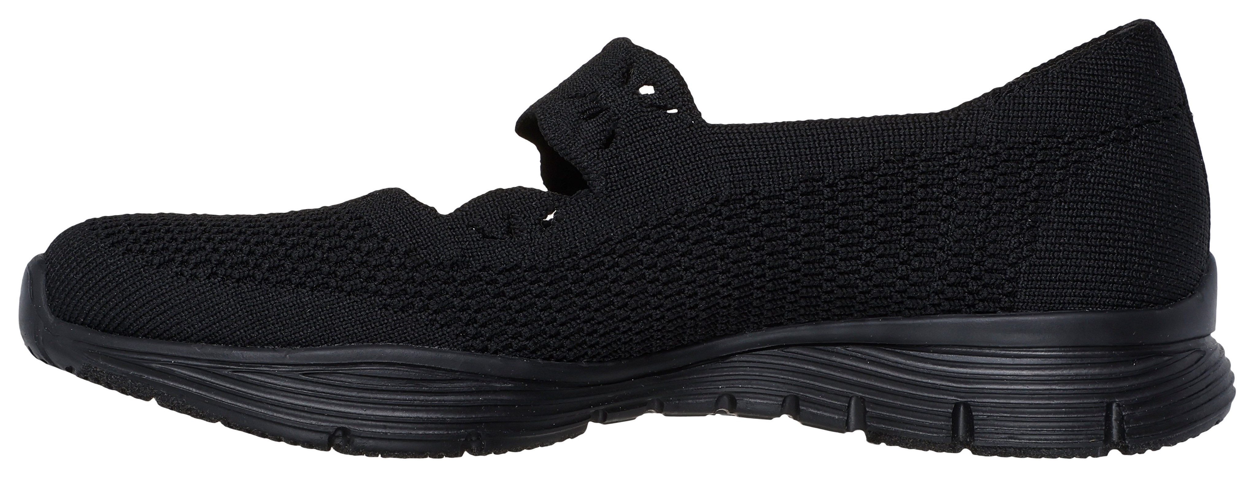 Skechers Slip-on sneakers SEAGER-CUTE N' COY , mary-jane, klittenbandschoen met memory foam