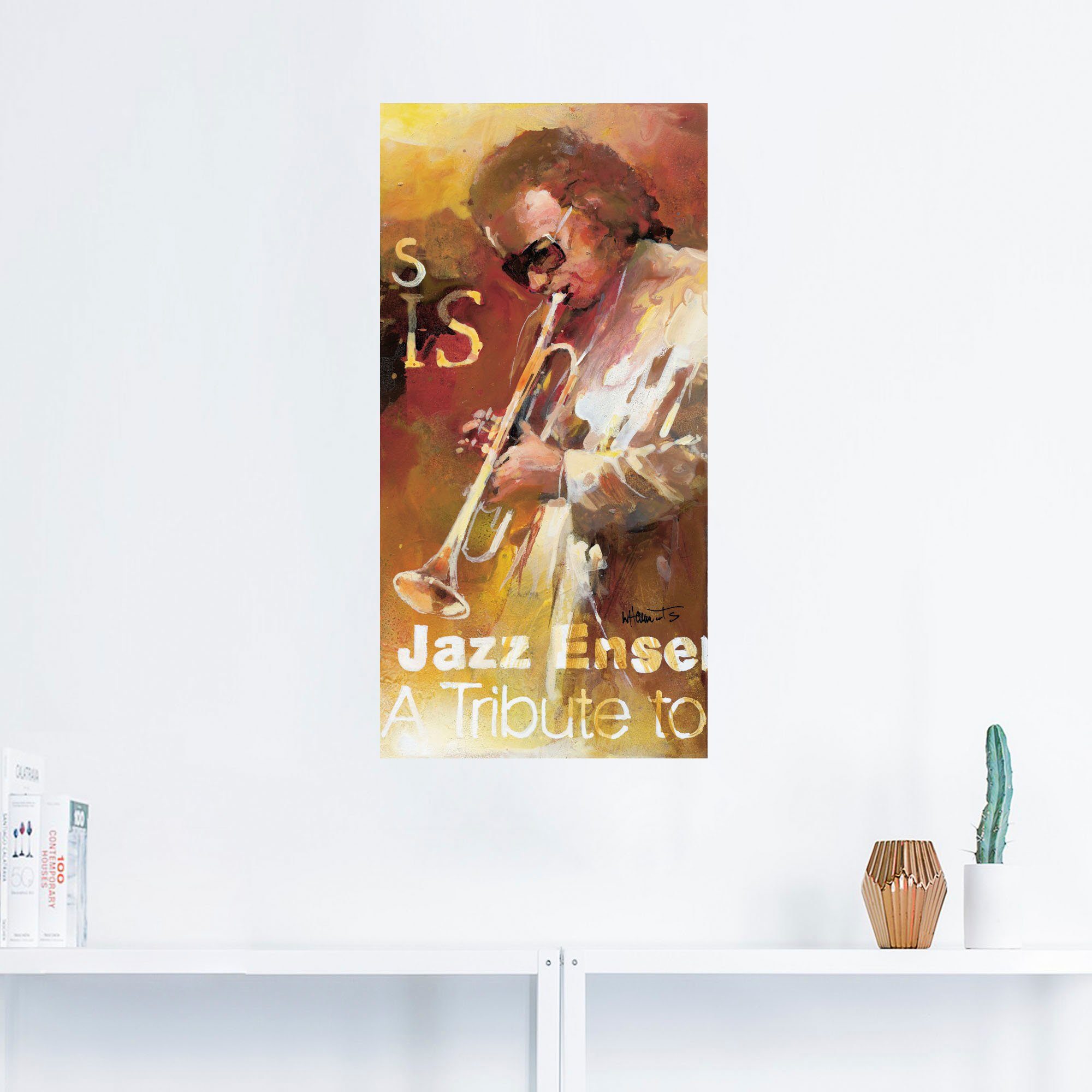 Artland Artprint Jazz combinatie als artprint op linnen, muursticker of poster in verschillende maten