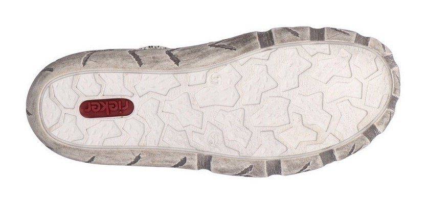 Rieker Slip-on sneakers met zool in used-look, vrijetijdsschoen, lage schoen, instapschoen