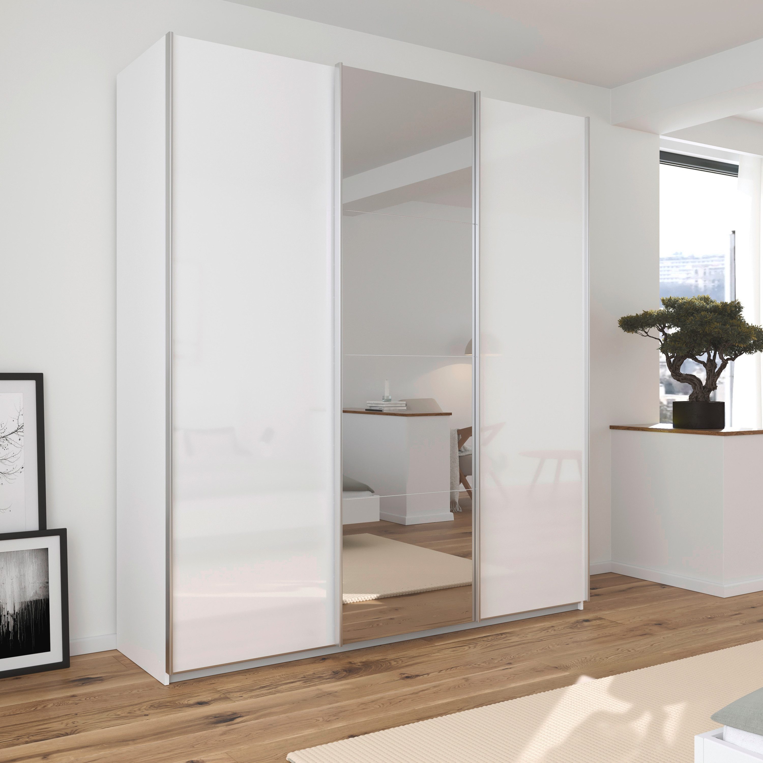 rauch Schuifdeurkast Kledingkast kast OTTO´S CHOICE garderobe AGORDO Top interieur, in 4 breedtes en 2 hoogtes MADE IN GERMANY