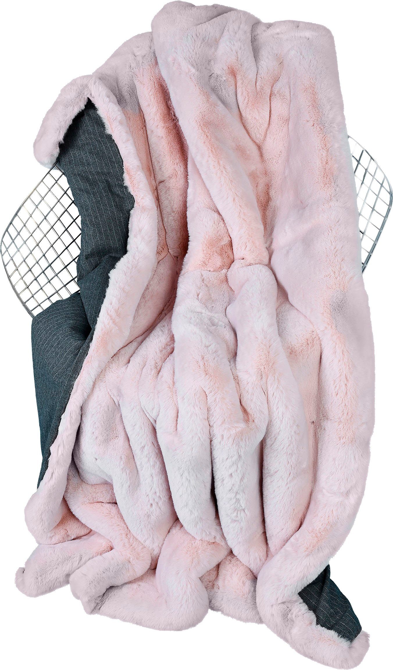 star home textil deken donna 1 van hoogwaardige kwaliteit, knuffeldeken grijs