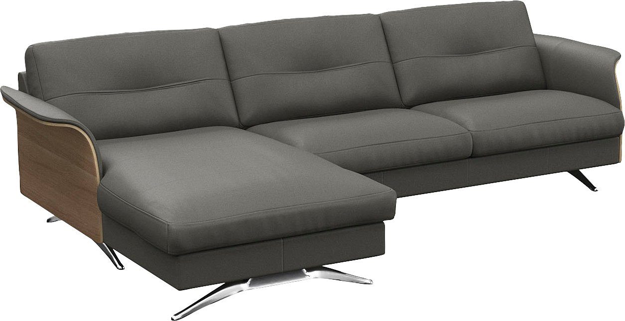 FLEXLUX Hoekbank Glow comfortabel en comfortabel door hoogwaardige zitconstructie, L-vorm