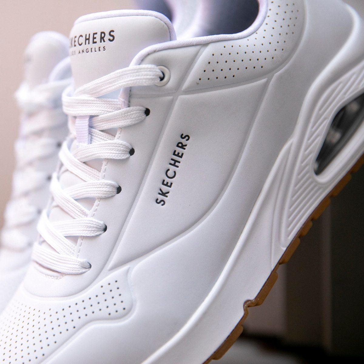 Skechers Sneakers Uno - Stand on Air Vrijetijdsschoen, lage schoen, veterschoen met air-cooled memory foam