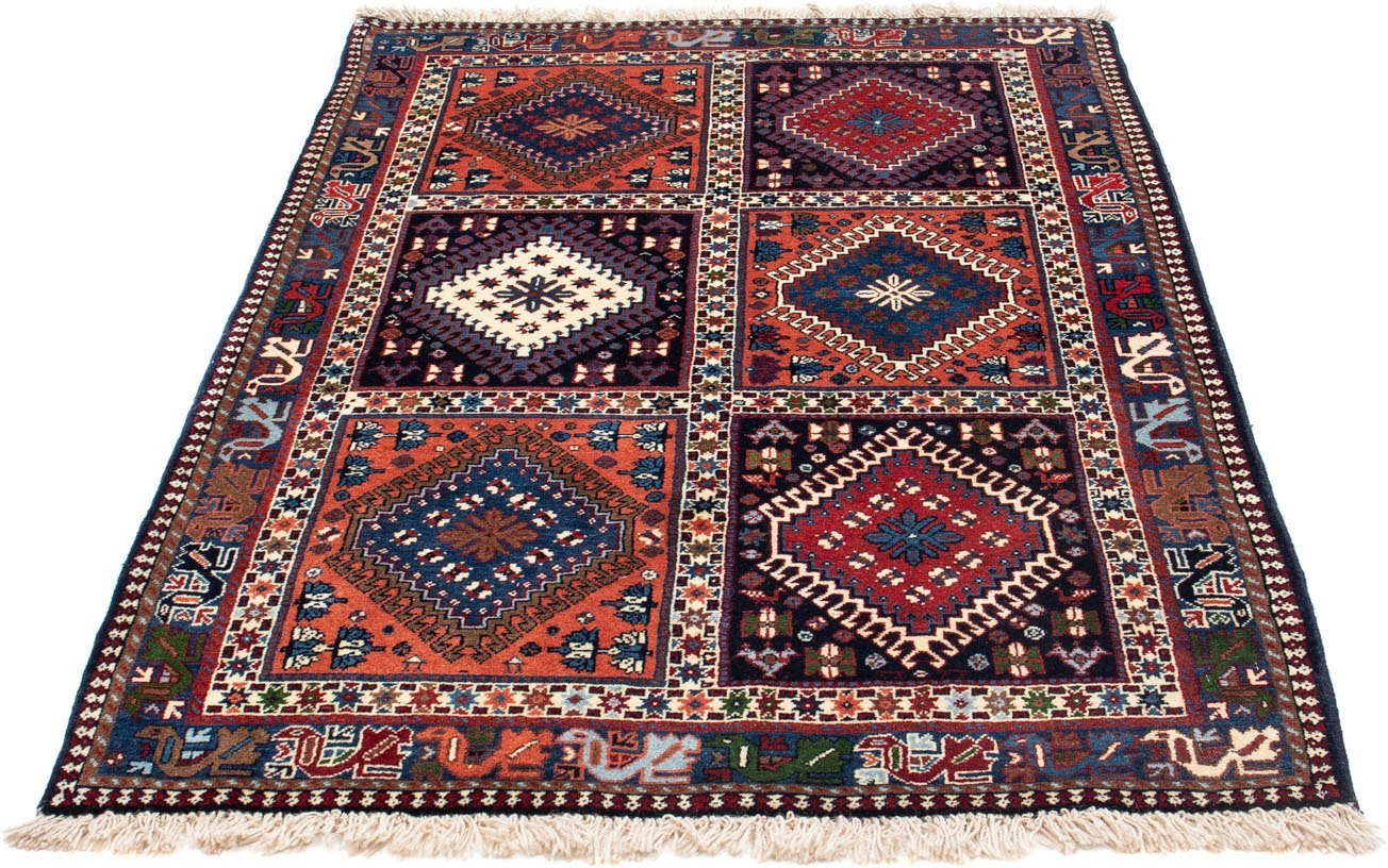 morgenland Wollen kleed Yalameh velden Multicolore 150 x 101 cm Handgeknoopt