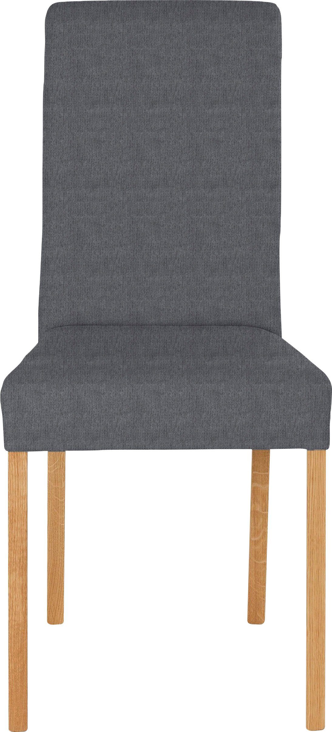 Home affaire Stoel met 4 poten Bologna Frame van massief hout (set)