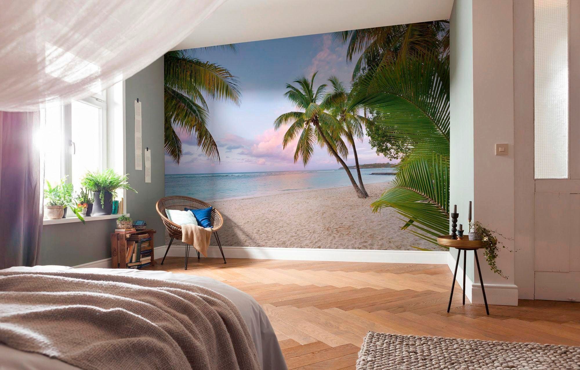 Komar Vliesbehang Digitale print vlies - Paradise Morning - Afmeting 400 x 250 cm (1 stuk)